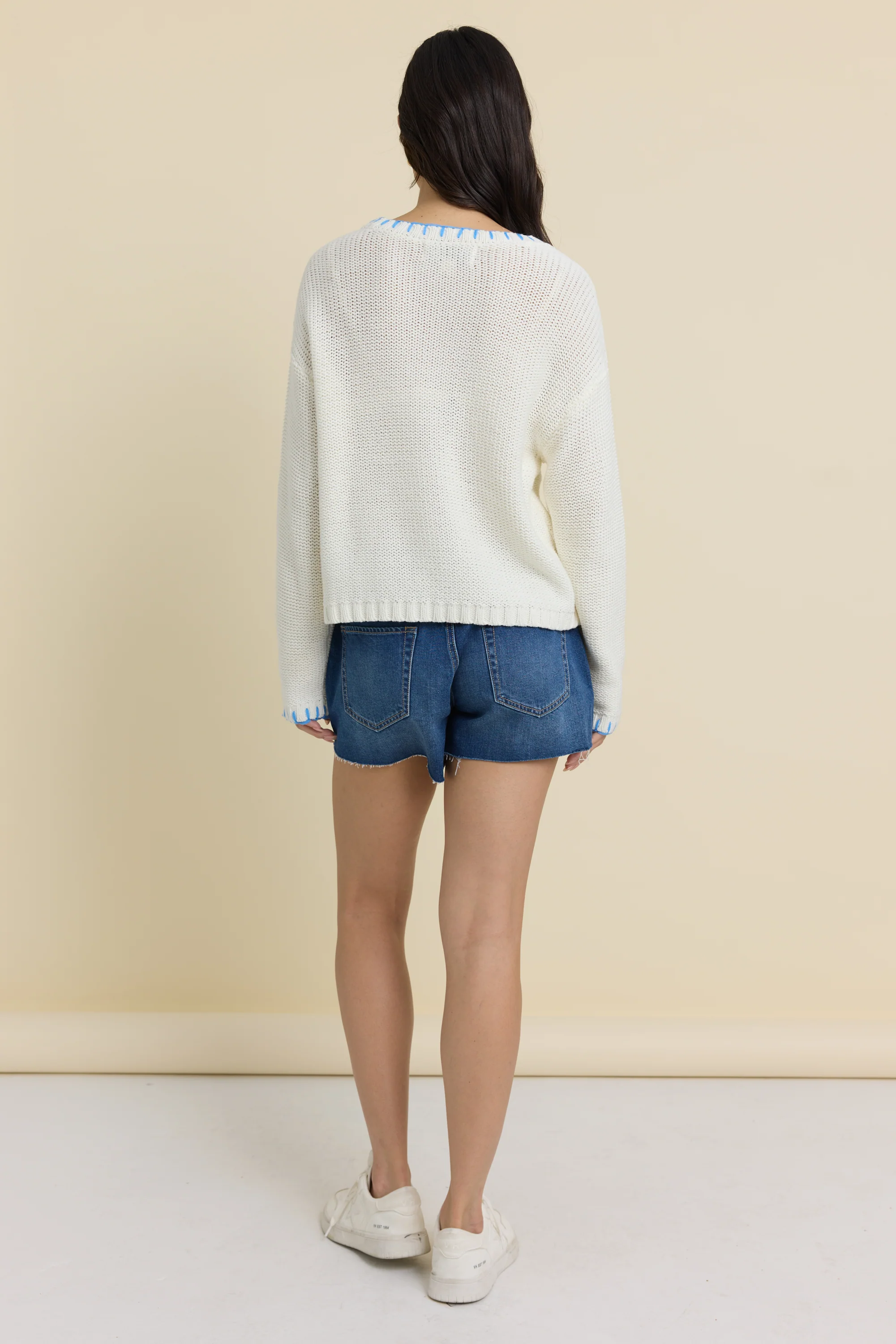 Beach Sweater with Whip Stitch - Image 8