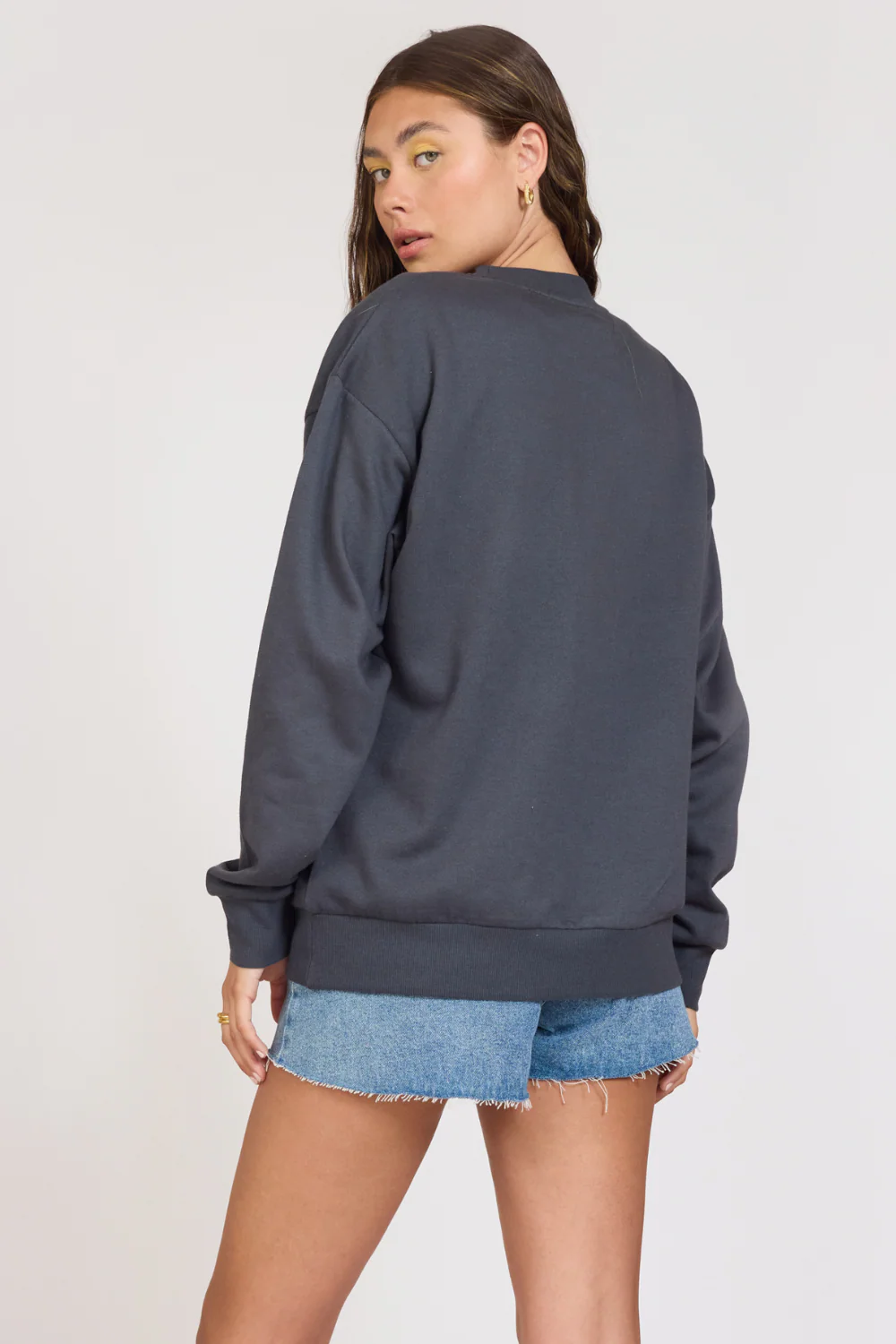 "Surf LA" Black Surf Wash Crewneck - Image 3