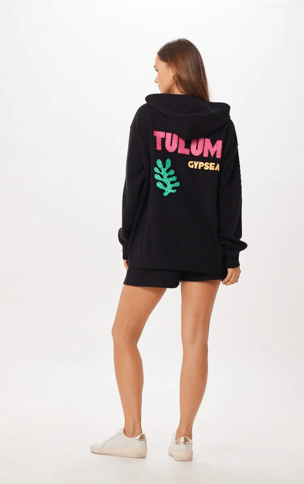 Black Tulum Jet Setter Surf Wash Zip Up - Image 4