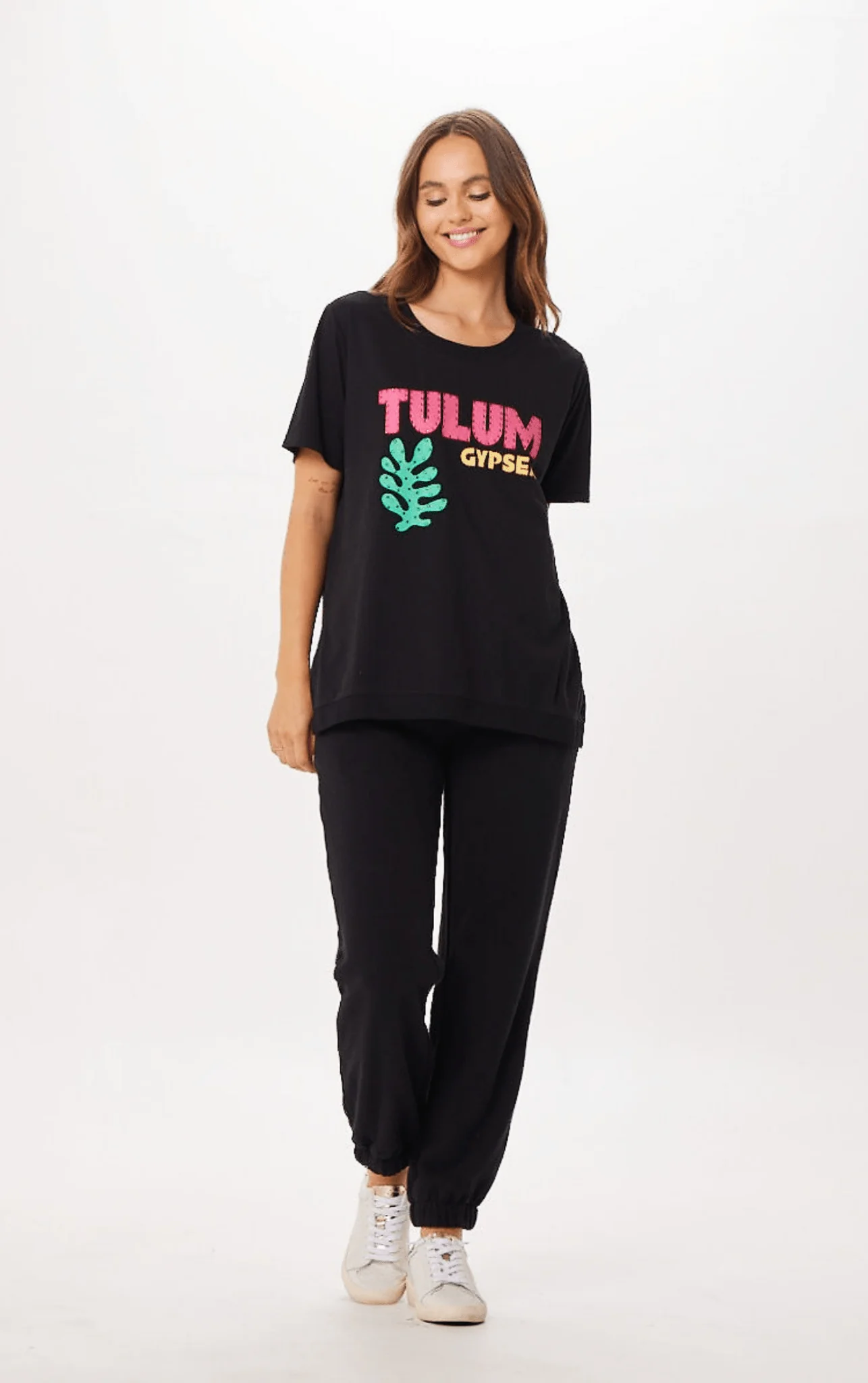 Black Tulum Jet Setter T-Shirt - Image 3
