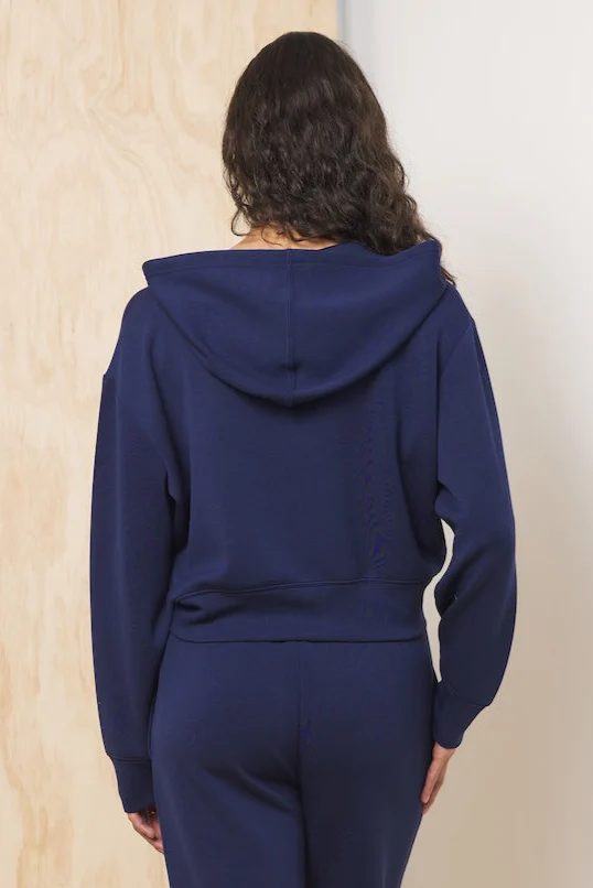 Cloud Fleece Crop Zip Up - Image 2
