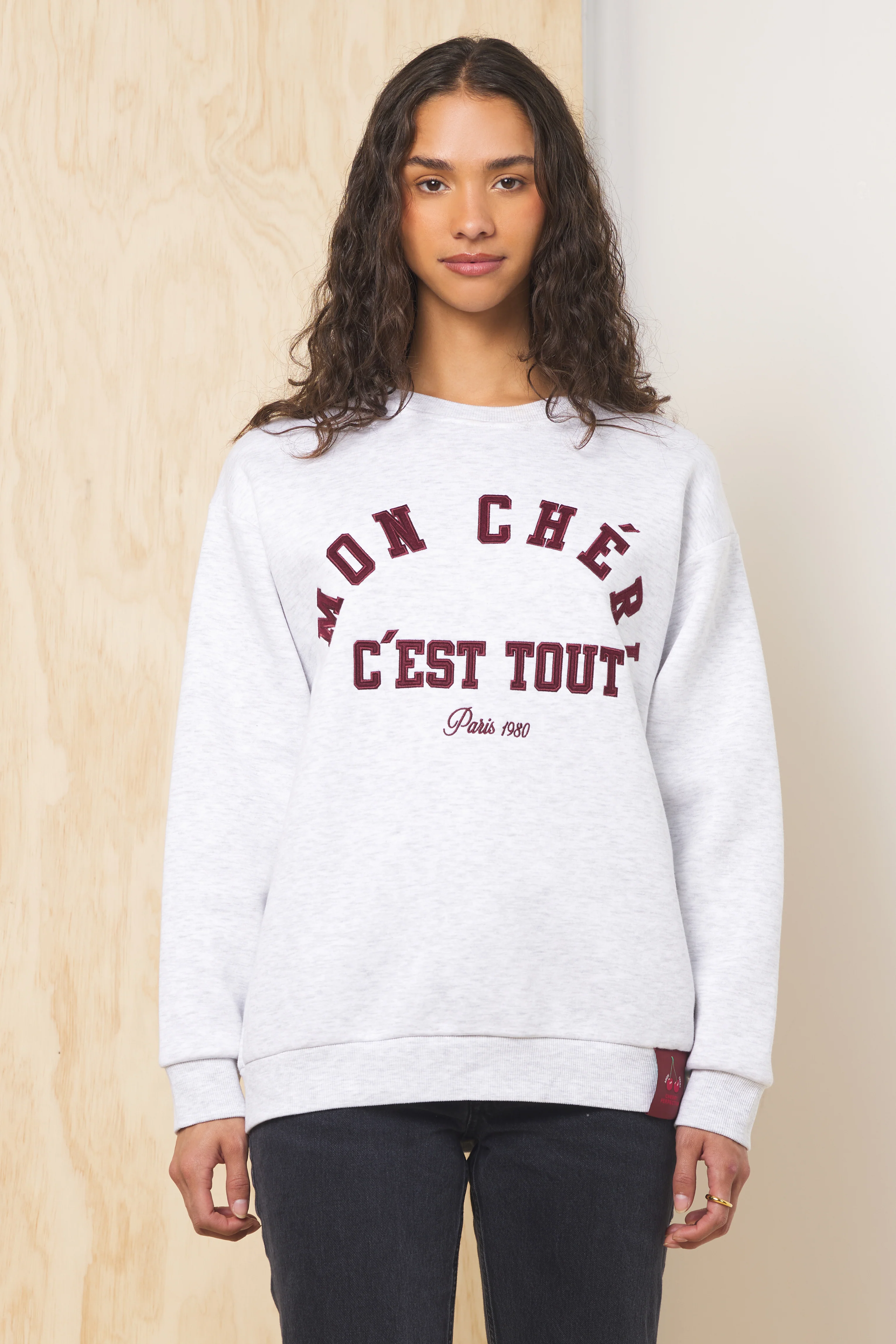 Comfort Fleece Crew with Applique - Image 3