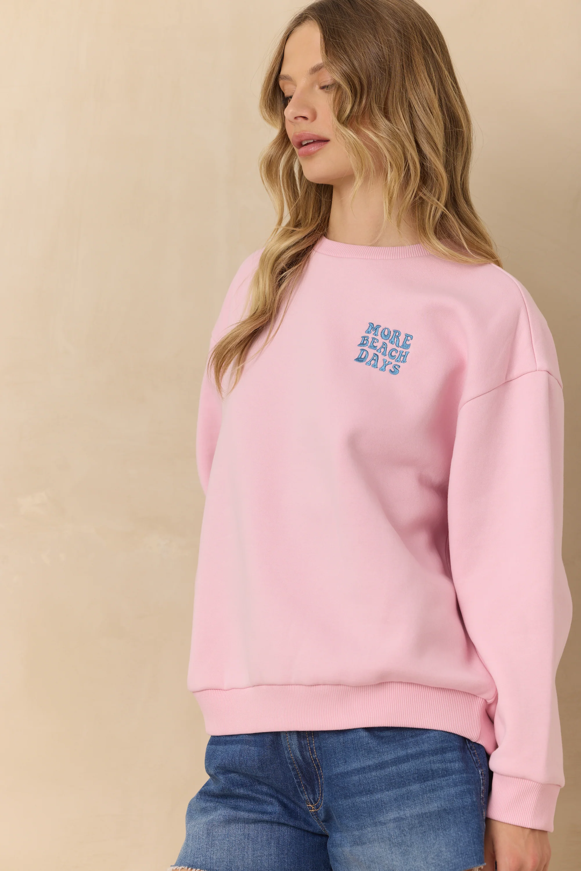 Comfort Fleece Crew with Embroidery - Image 4
