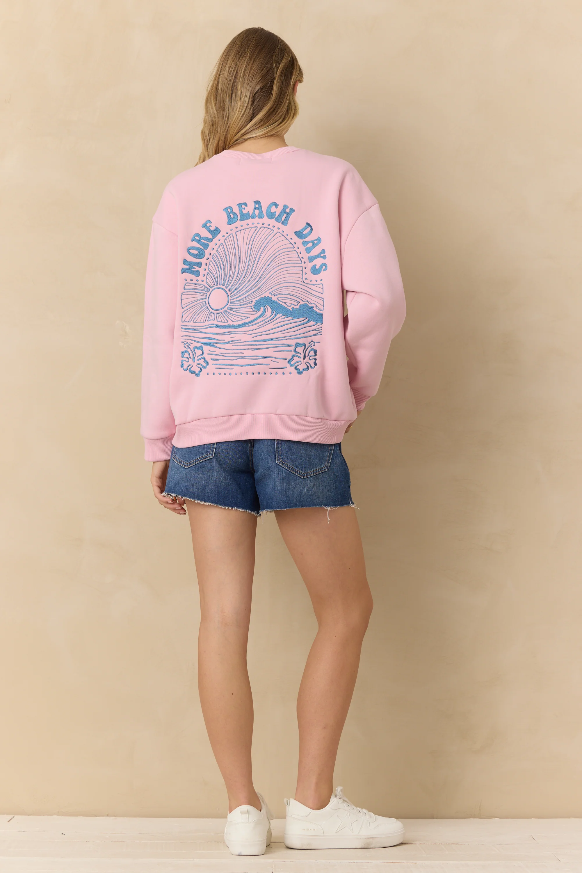 Comfort Fleece Crew with Embroidery - Image 5