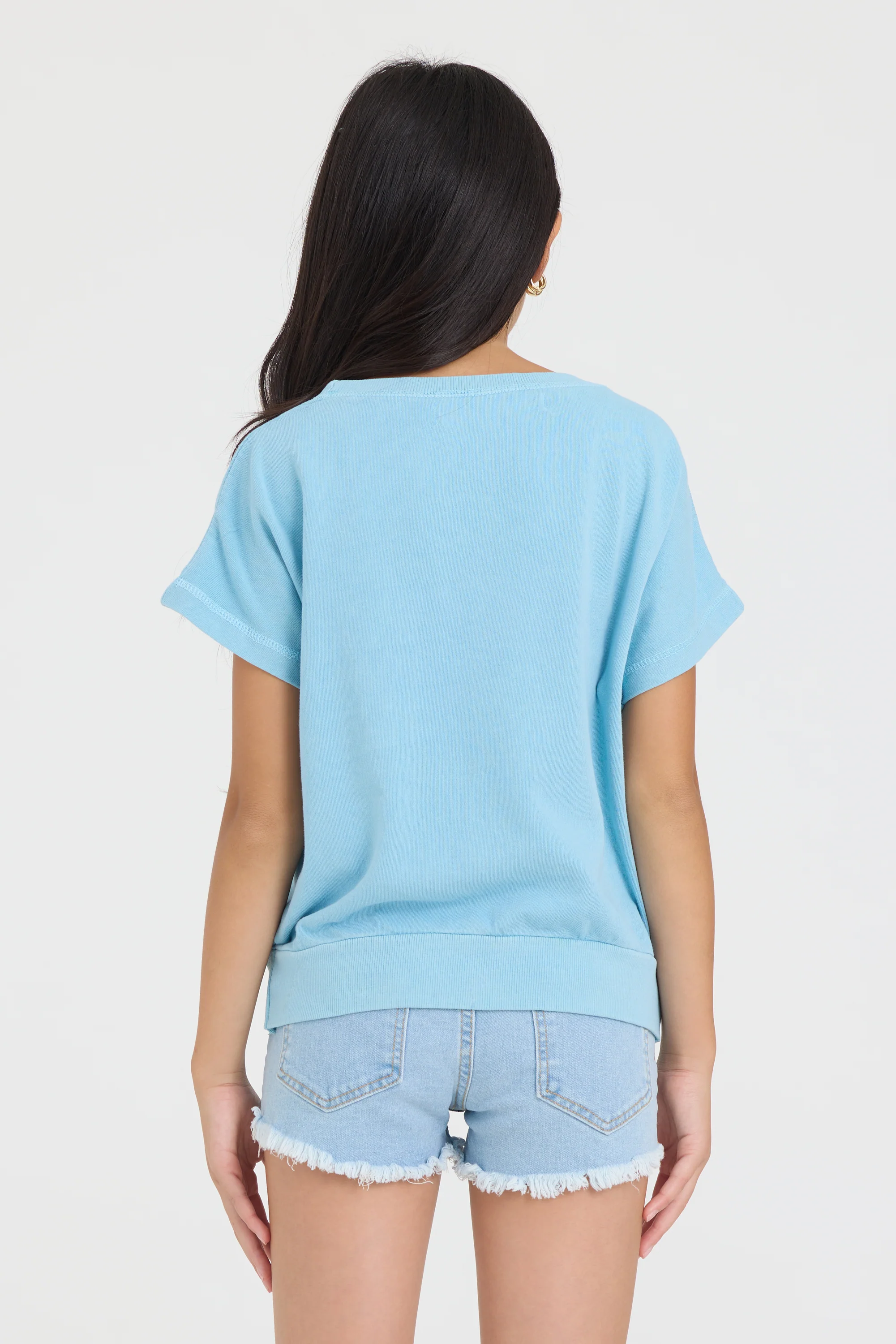 Kids Garment Dye Tee with Good Vibes Patch - Image 3