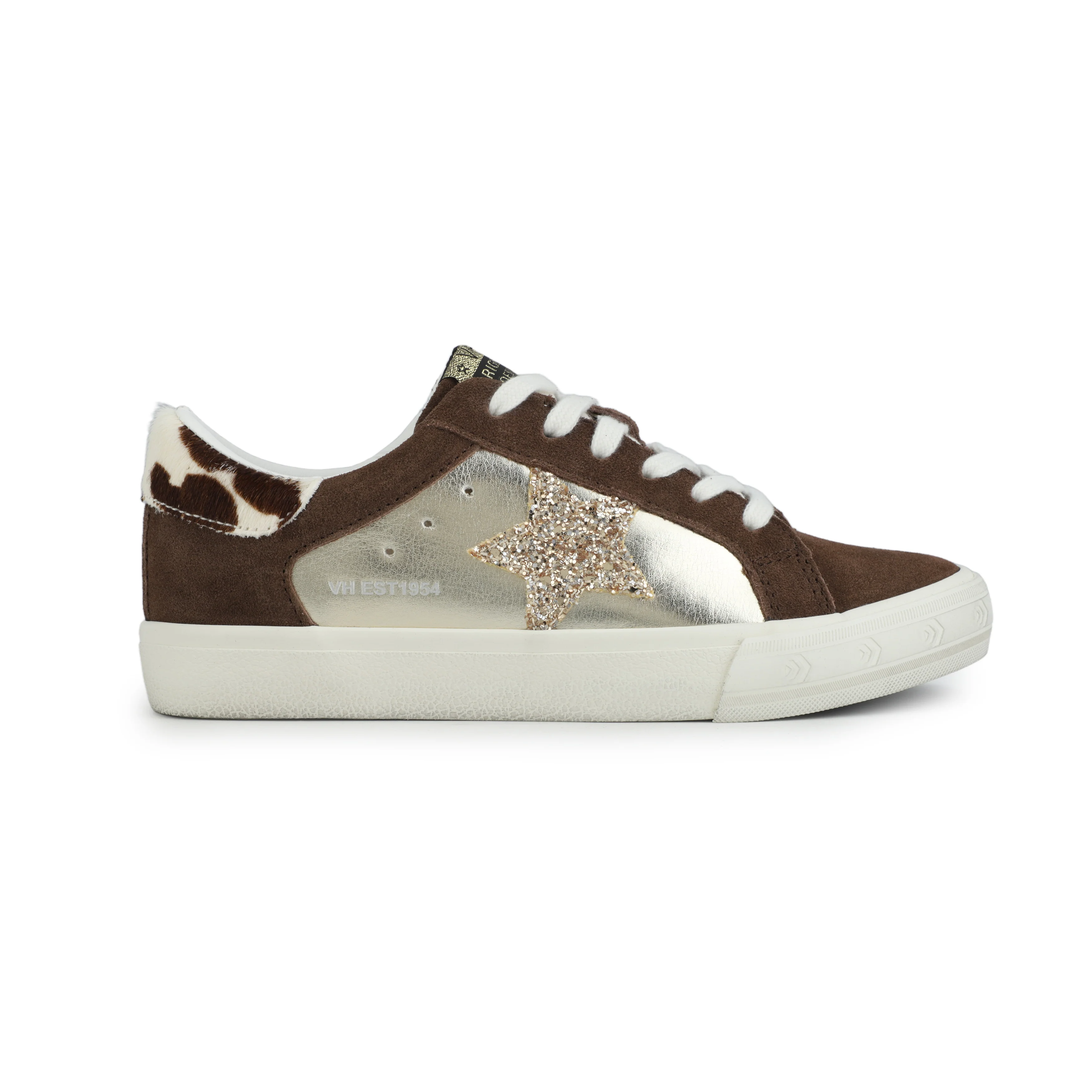 GRANDE - BROWN SUEDE/GOLD FOIL - Image 3