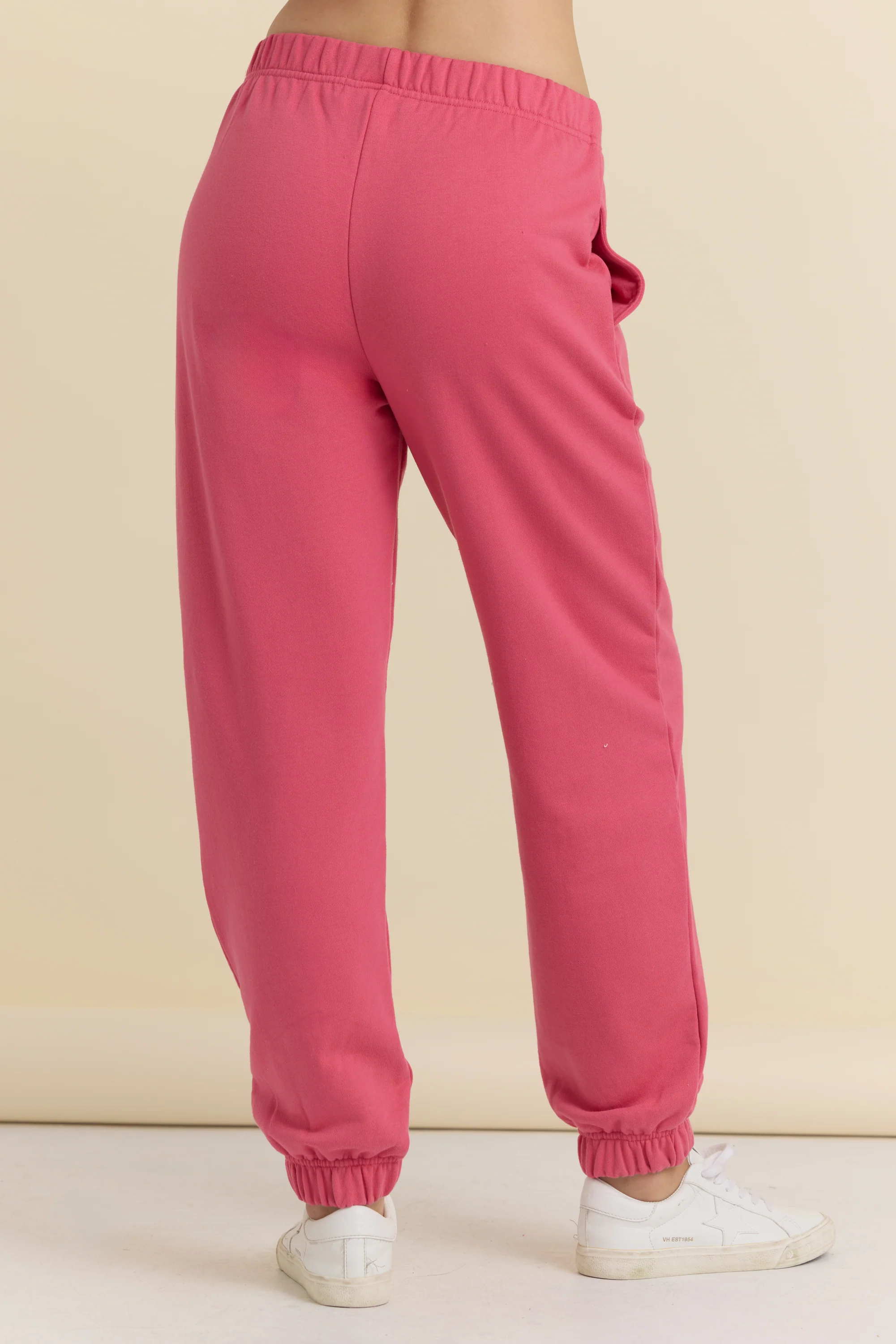 Heart Embroidered French Terry Joggers - Image 7