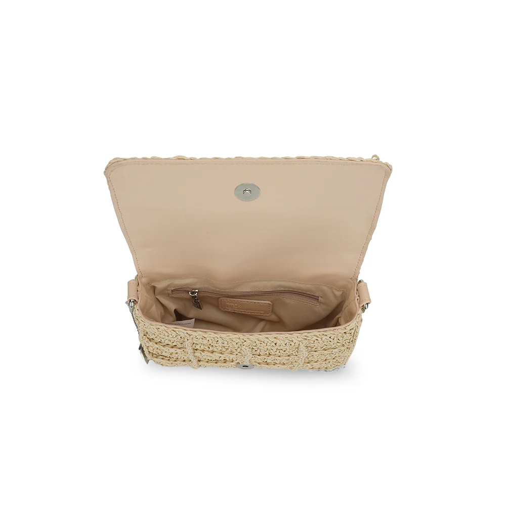 Ibiza Cream Rafia Bag - Image 6
