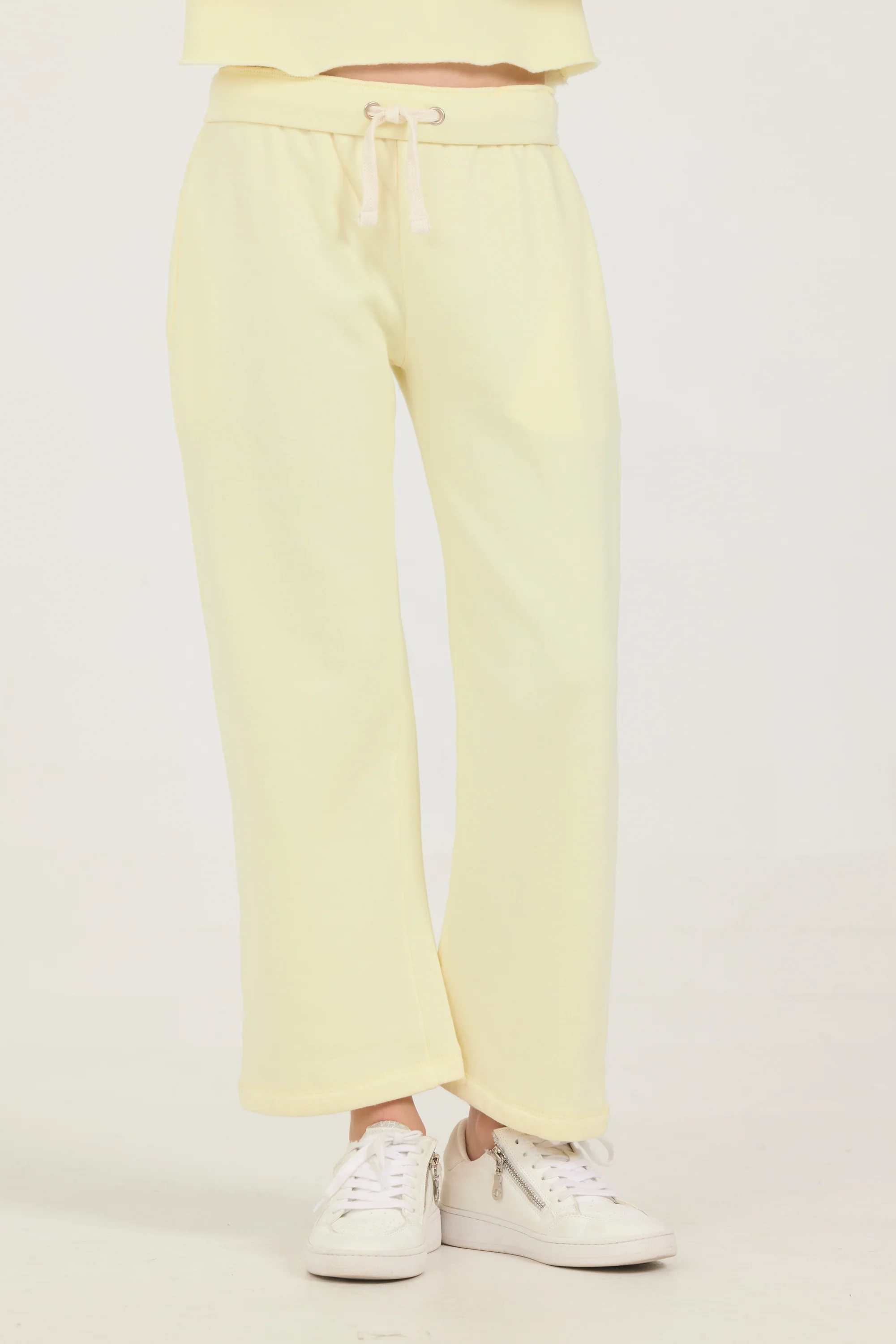 Kids Burnout Wide Leg Heart Back Pocket Pants