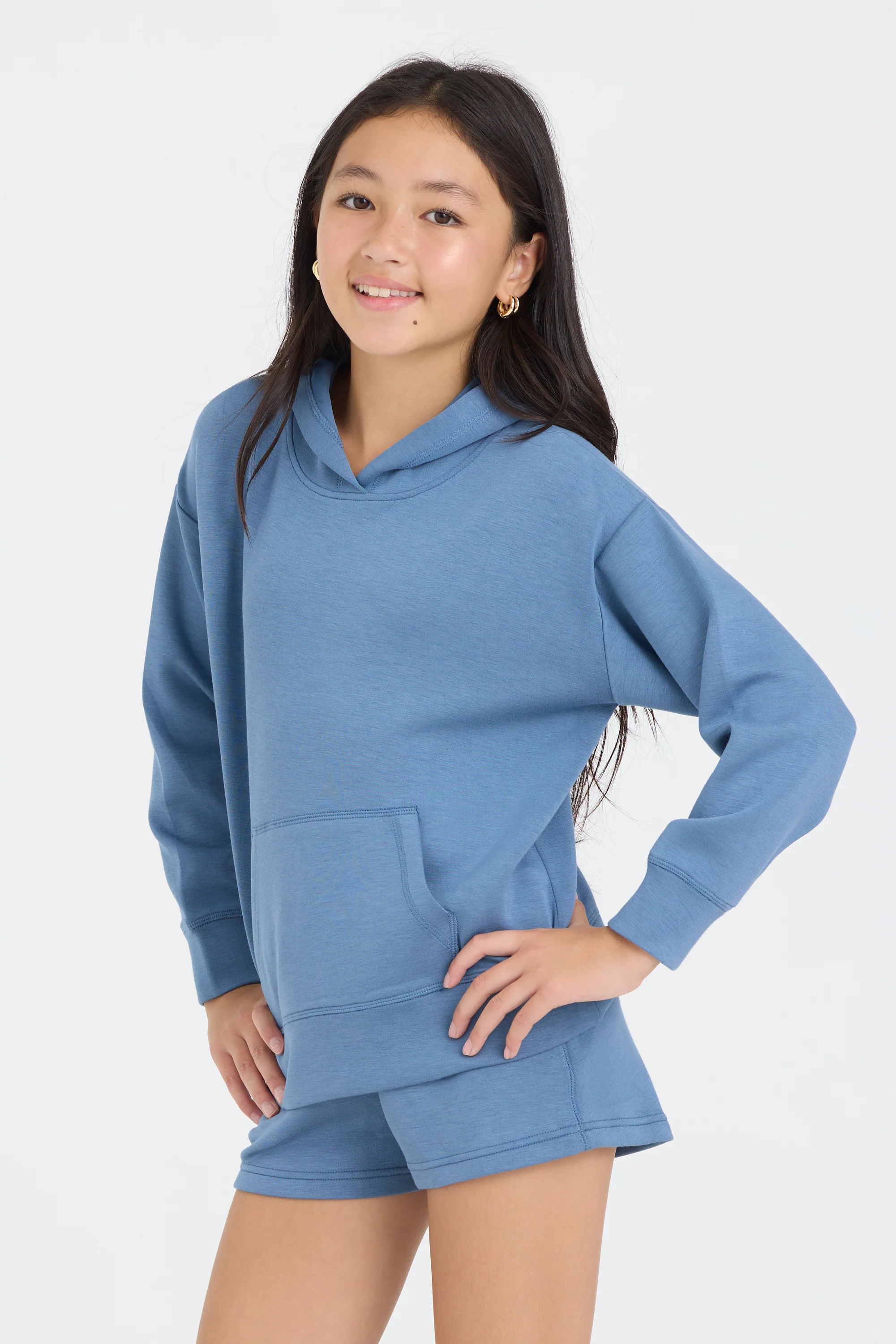 Kids Essential Fleece Hoodie - Image 6