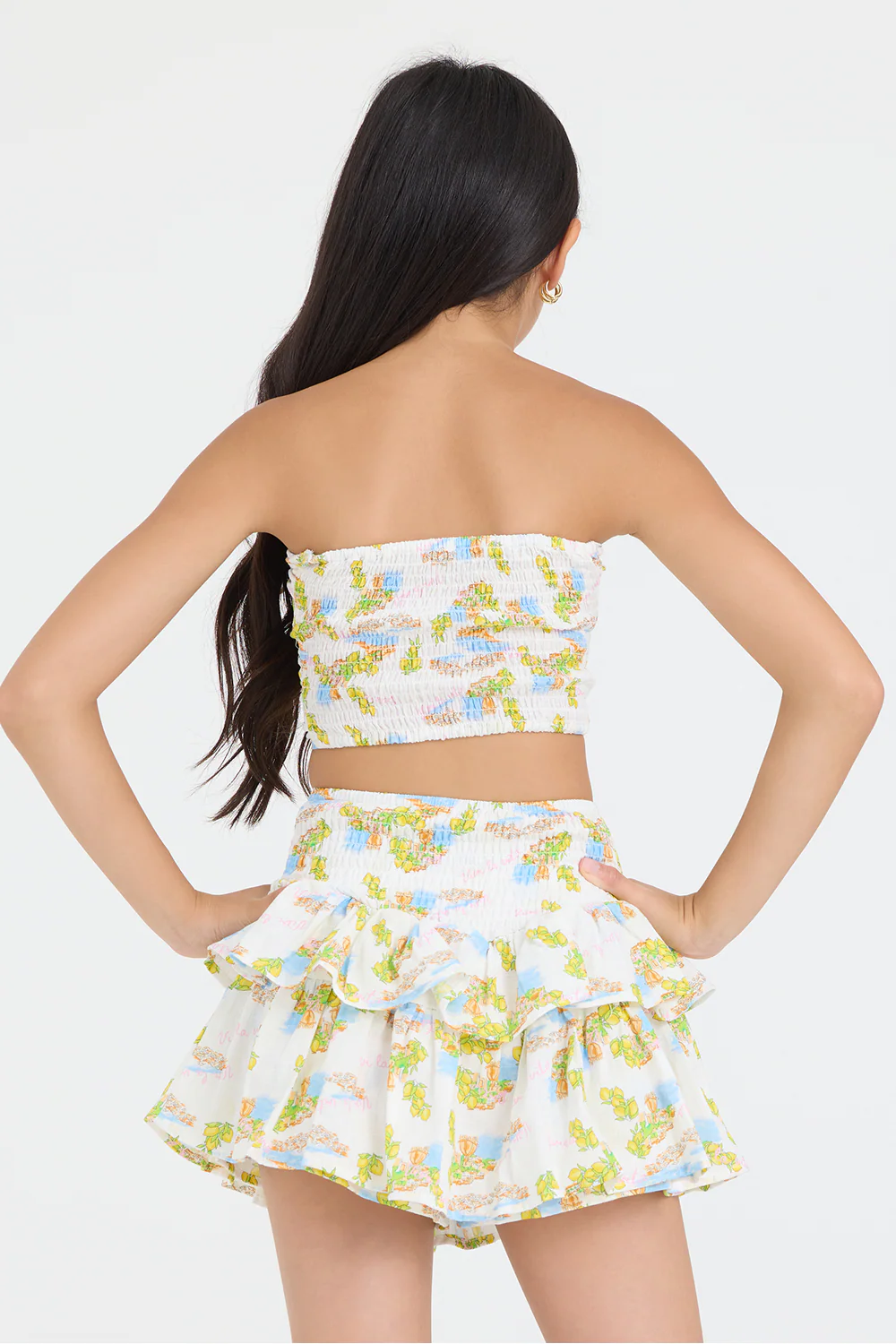 Kids Strapless Double Twist Top - Image 2