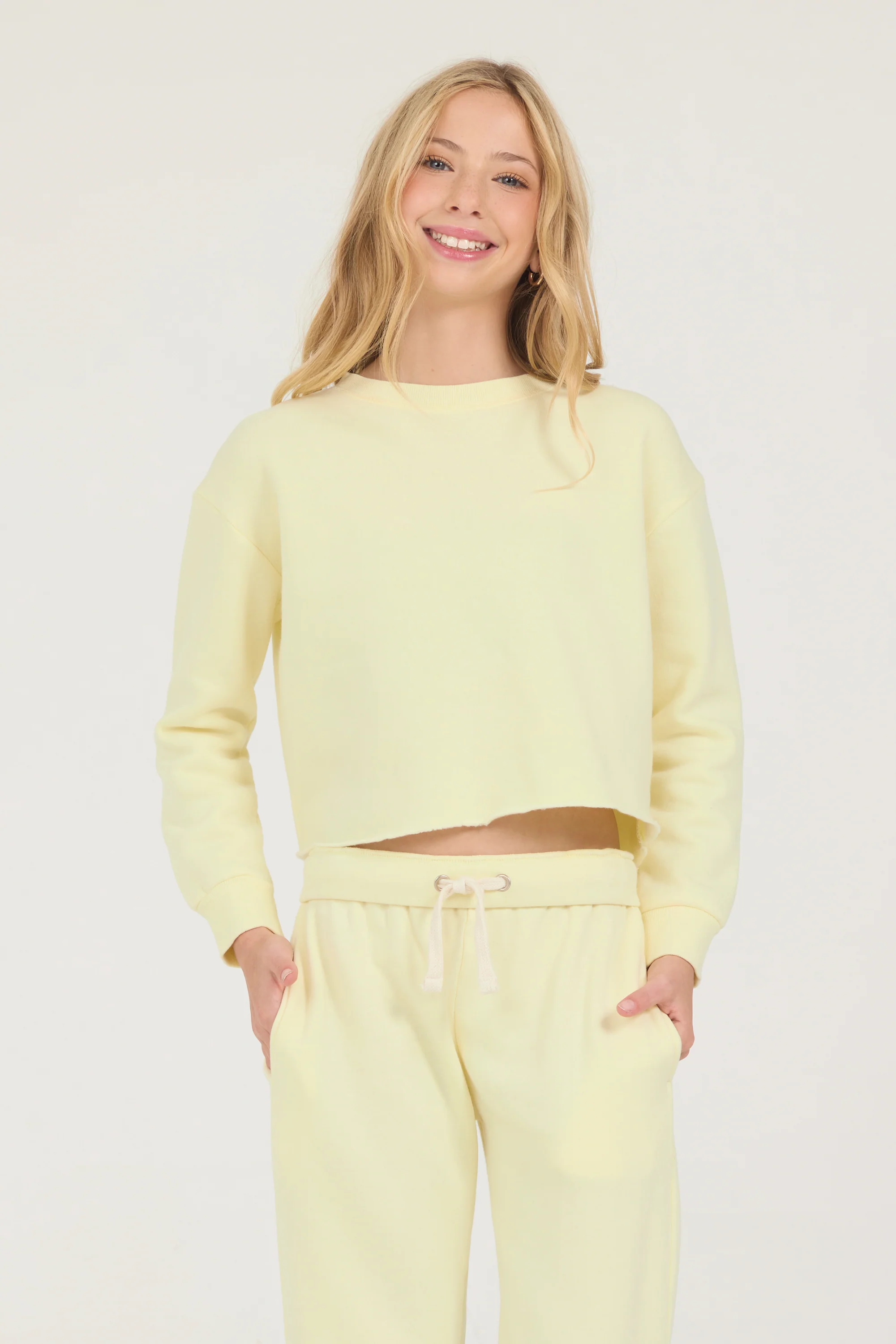 Kids Burnout Cropped Crewneck - Image 2