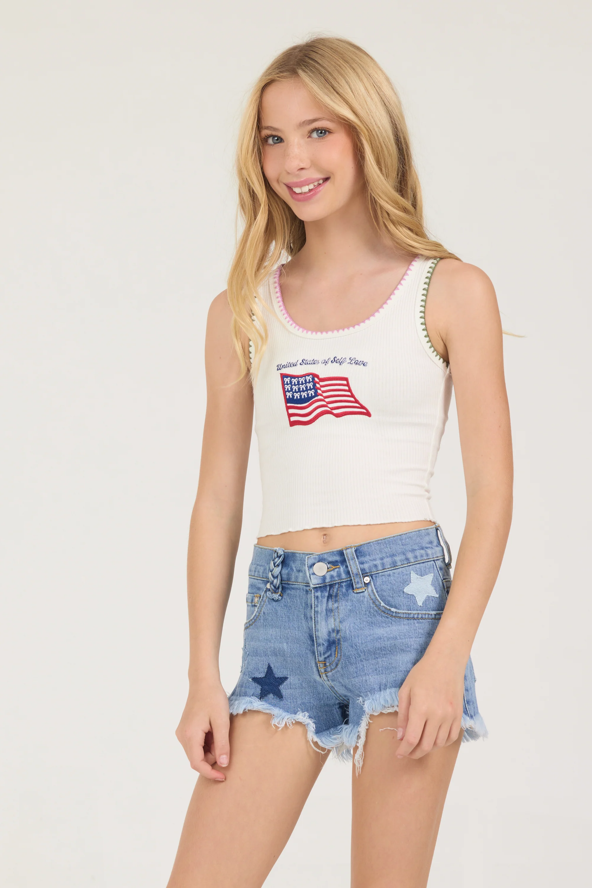 Kids United States of Self Love Tank