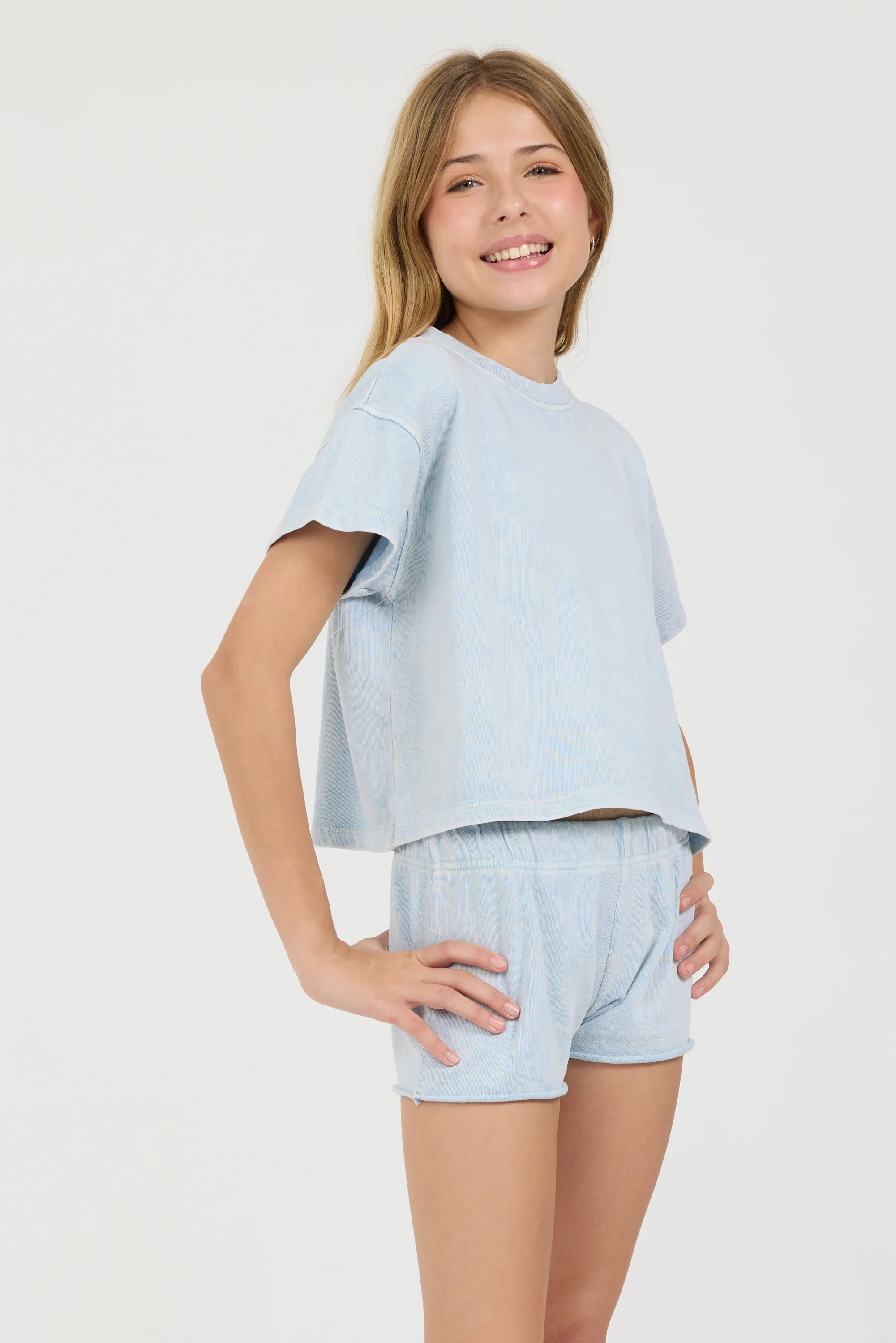 Kids Washed Raw Boxy Tee - Image 2