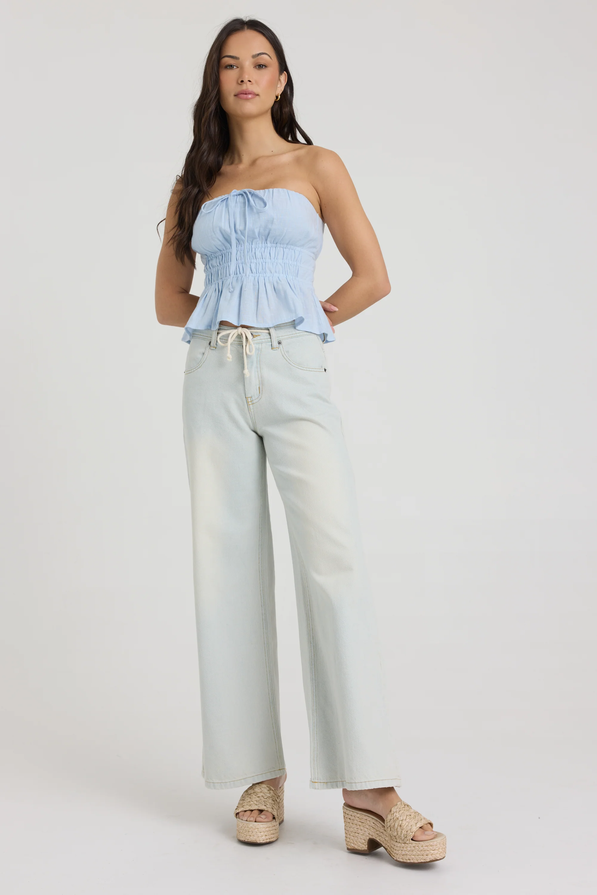 Linen Blend Halter Top - Image 6