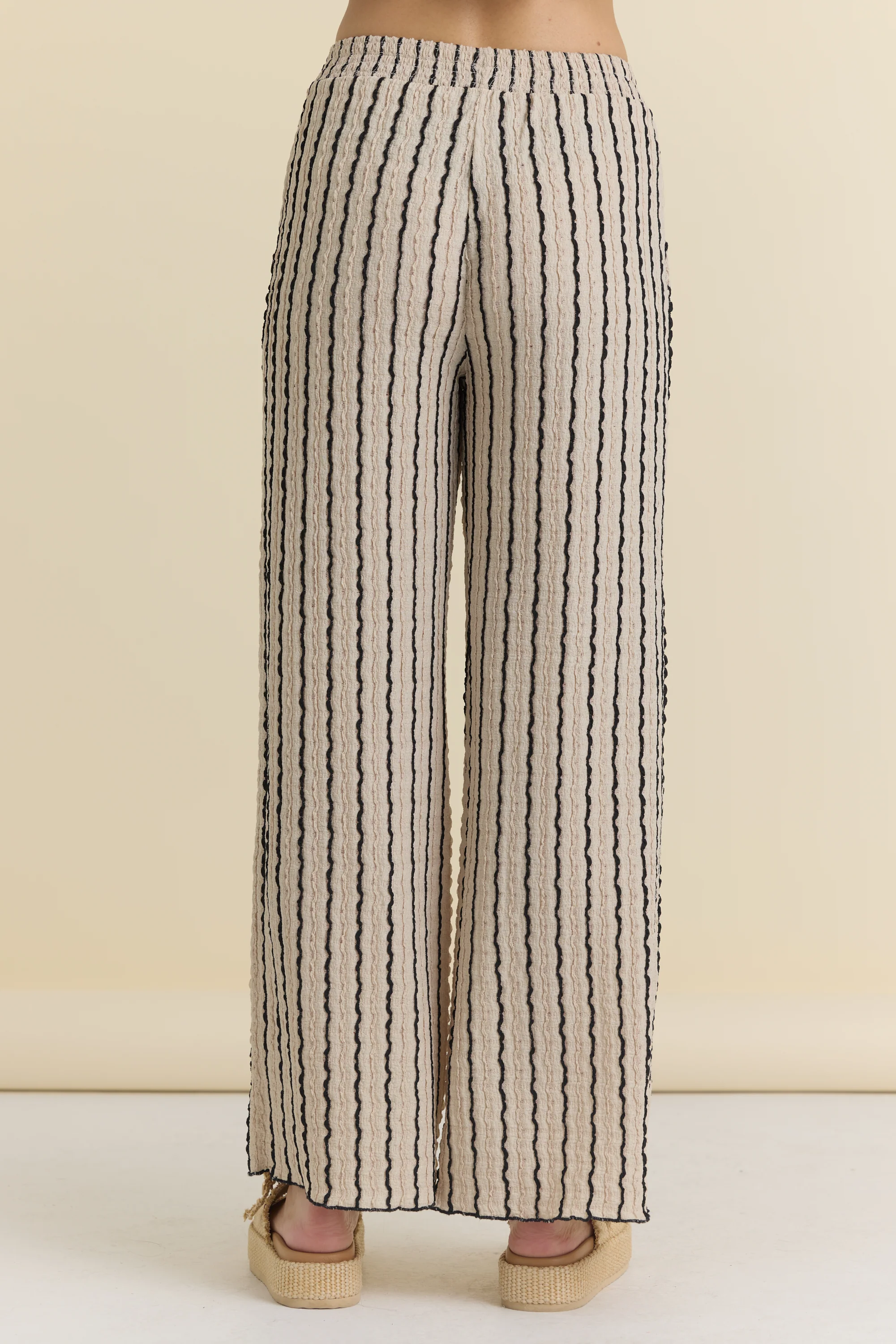 Novelty Knit Wide Leg Pants - Image 2