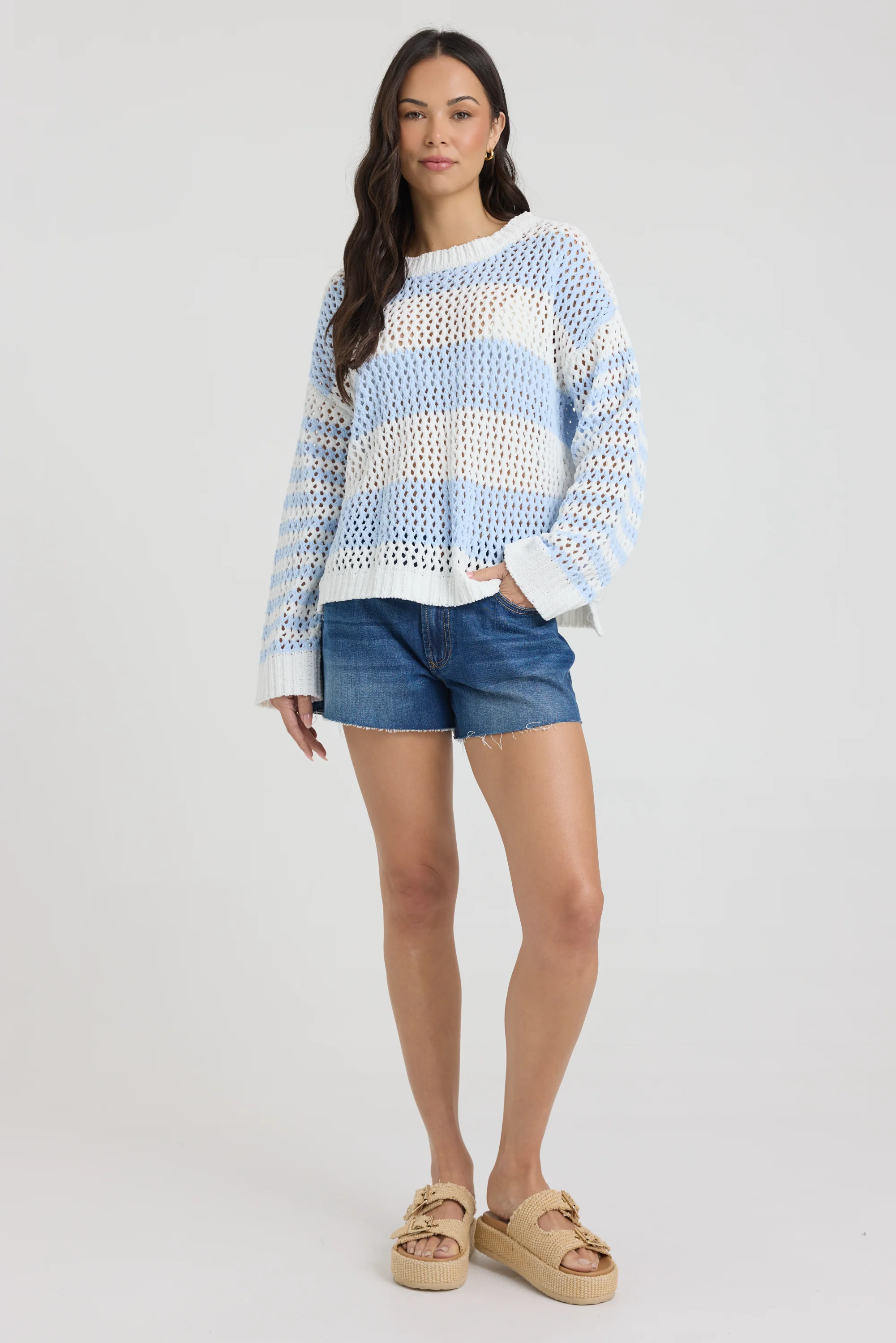 Open Knit Sweater - Image 2