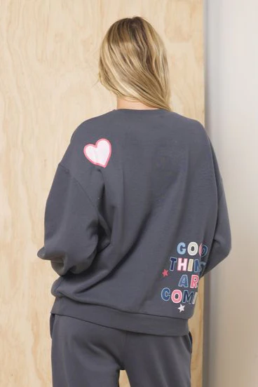 Printed Surf Wash Crew w/ Patches - Image 3
