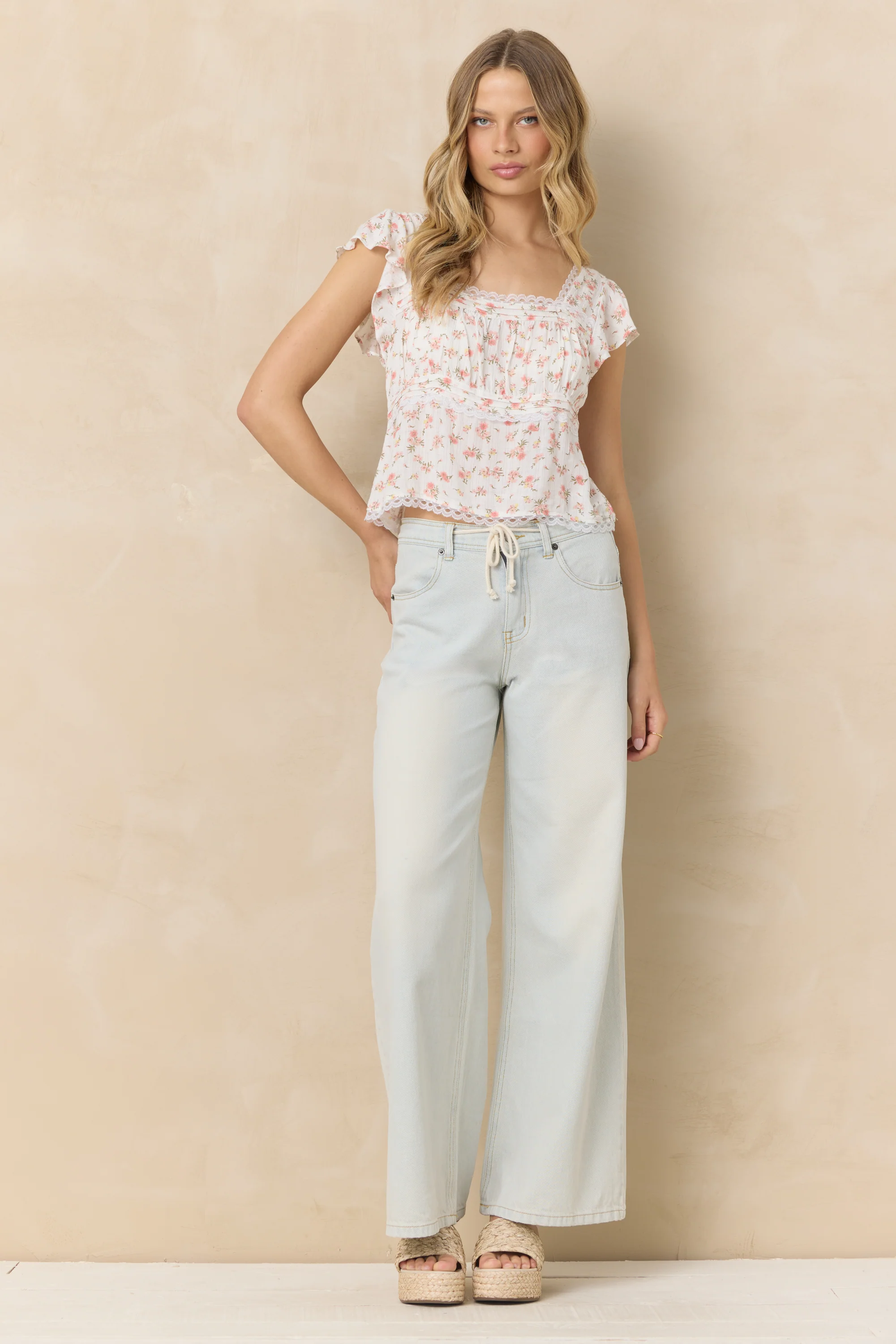 Printed Woven Top - Image 2