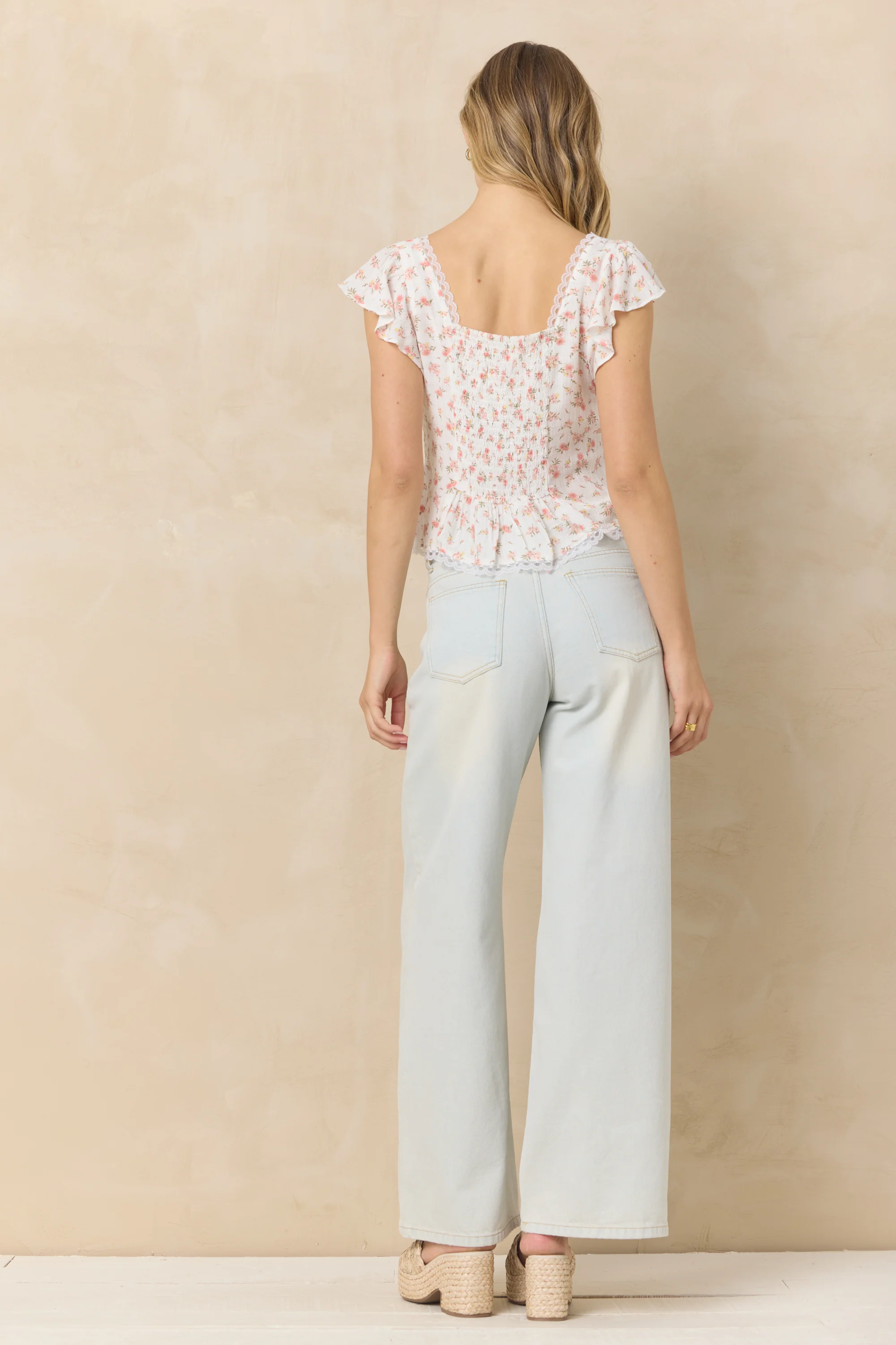 Printed Woven Top - Image 4