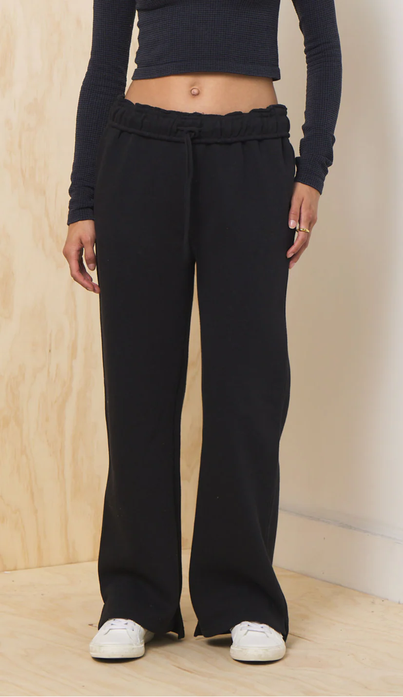 Proweave Fold Over Sweatpants - Black