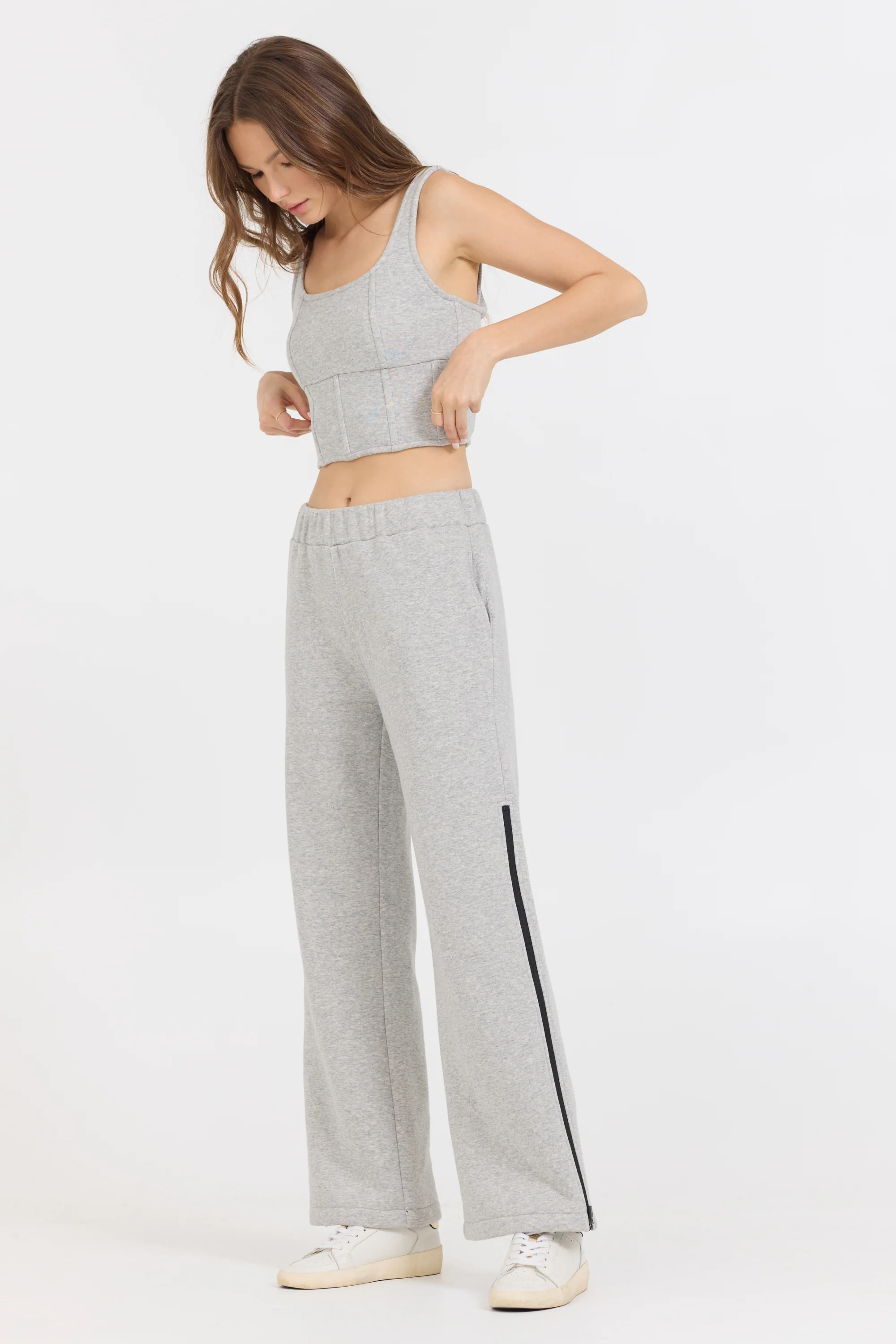 Pure Grey Fleece Corset - Image 3