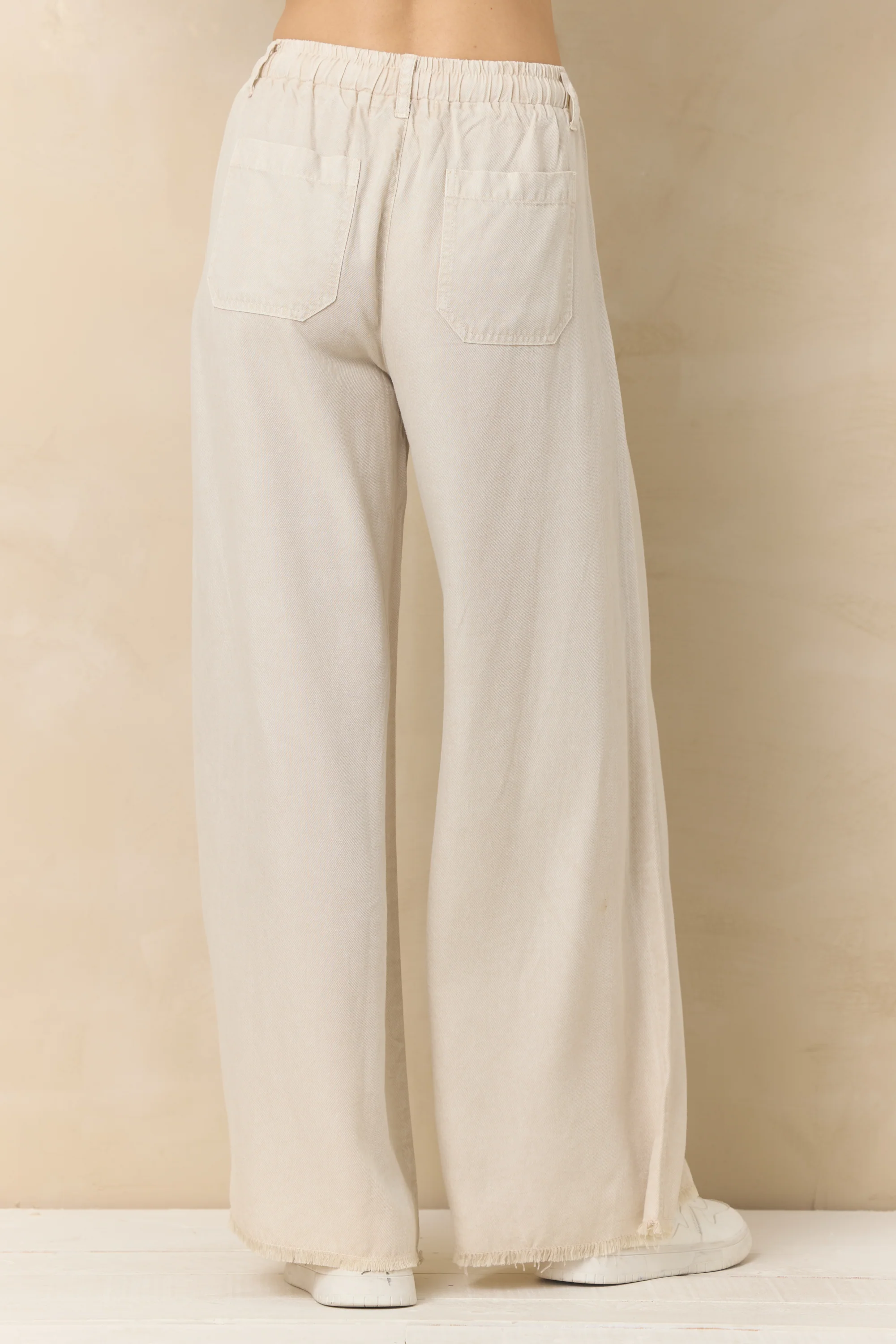 Soft Tan Wide Leg Pant - Image 3