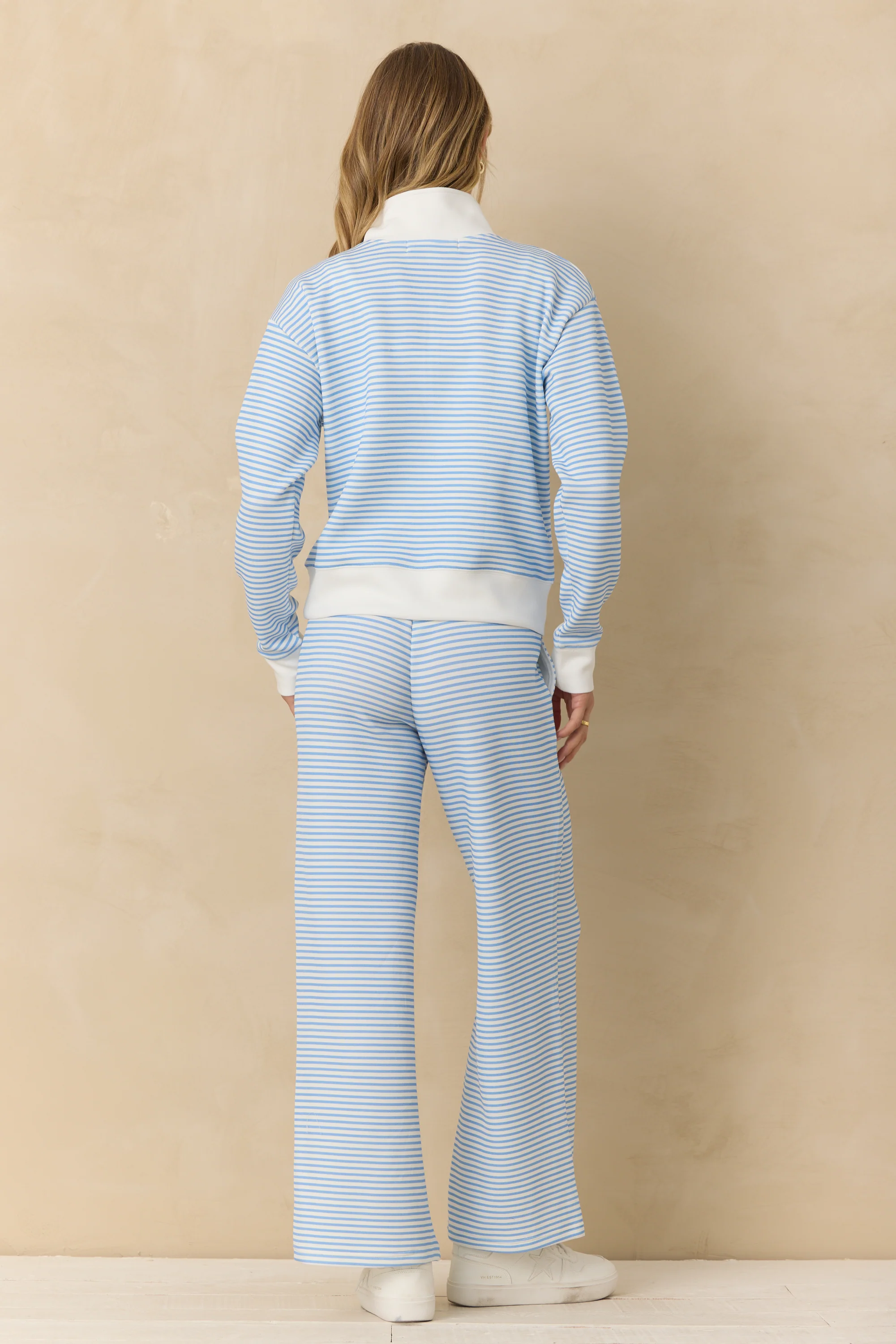 Striped Cloud Fleece Quarter Zip - Image 5