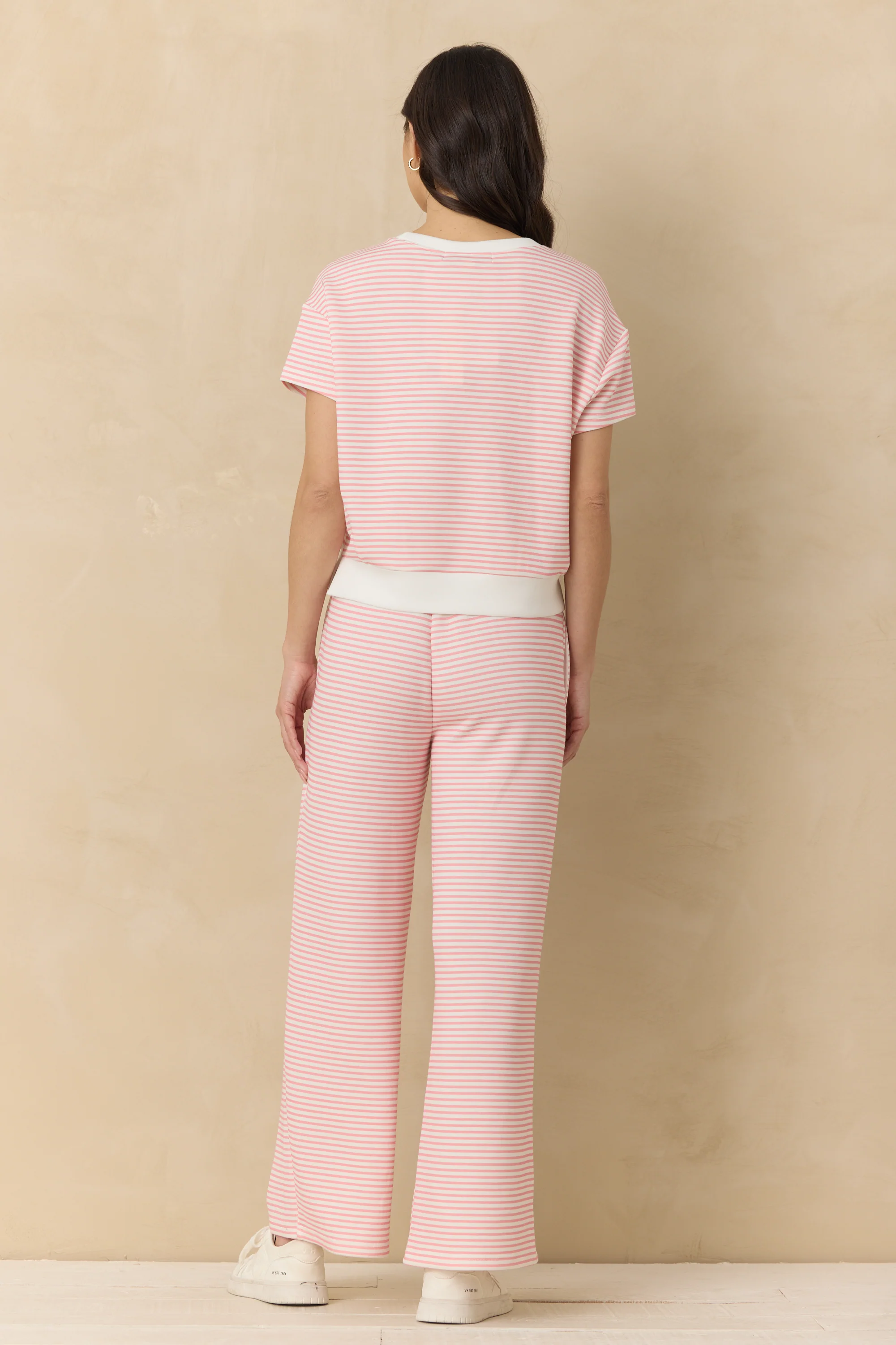 Striped Cloud Fleece Tee - Image 9