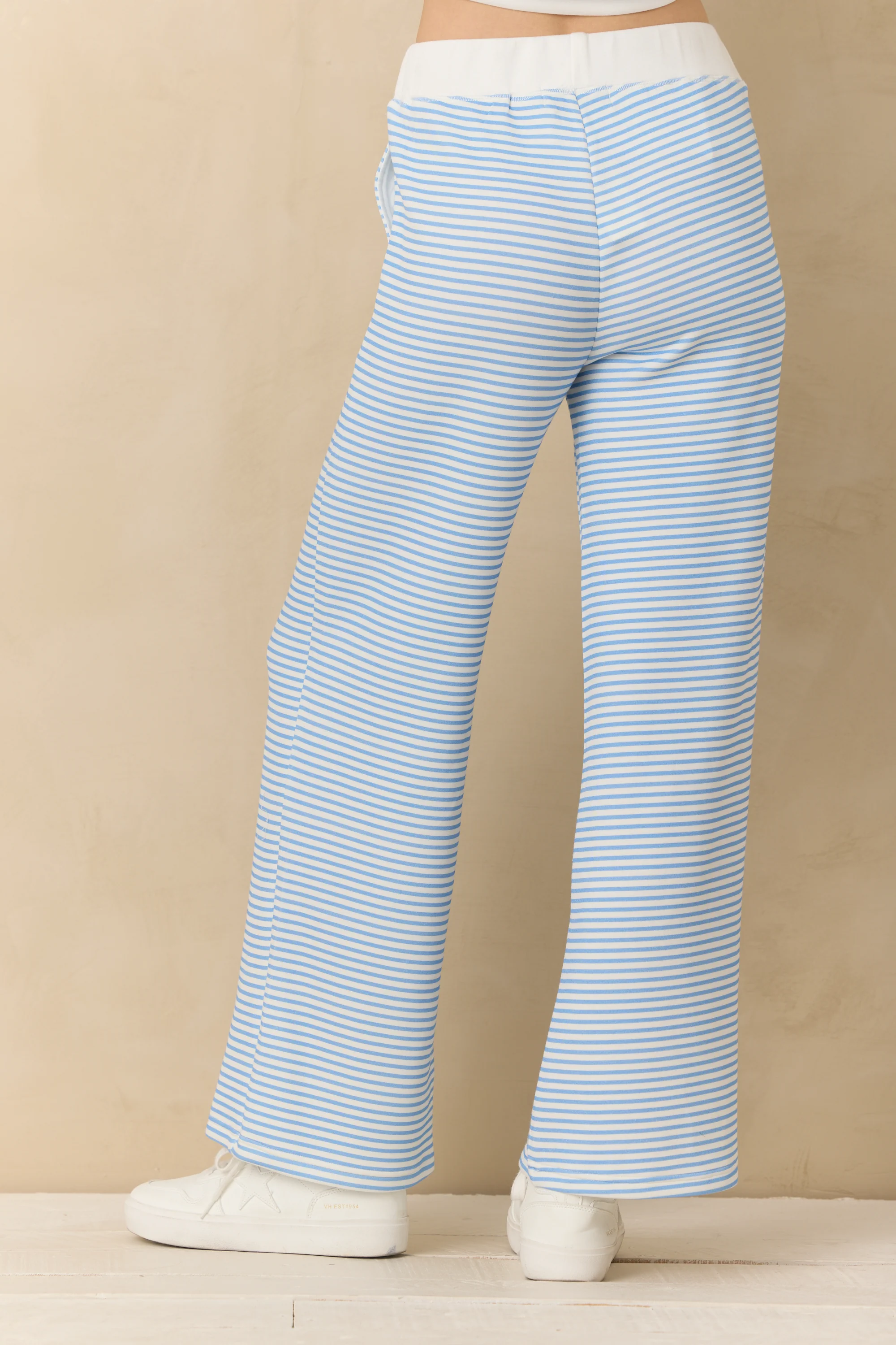 Striped Cloud Fleece Wide Leg Pant - Image 4