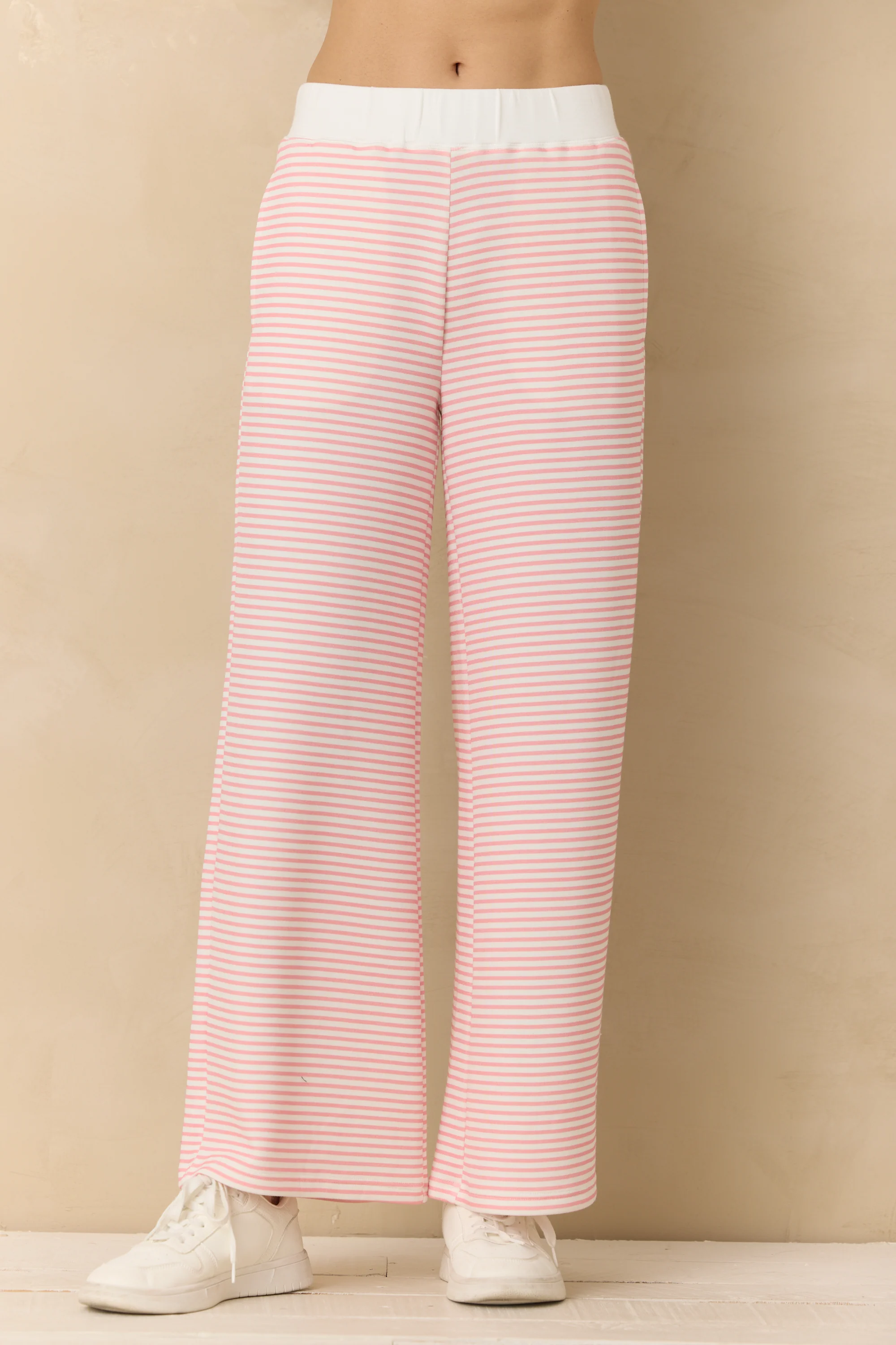 Striped Cloud Fleece Wide Leg Pant - Image 8