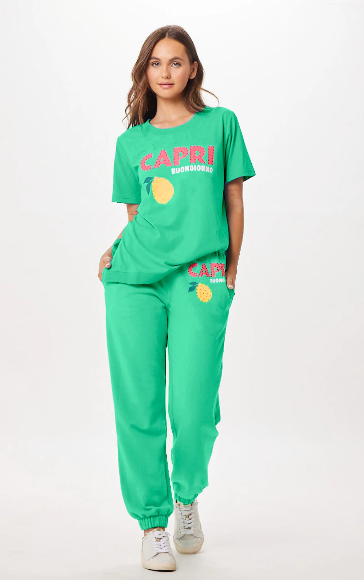 Surf Green Capri Jet Setter T-Shirt - Image 4