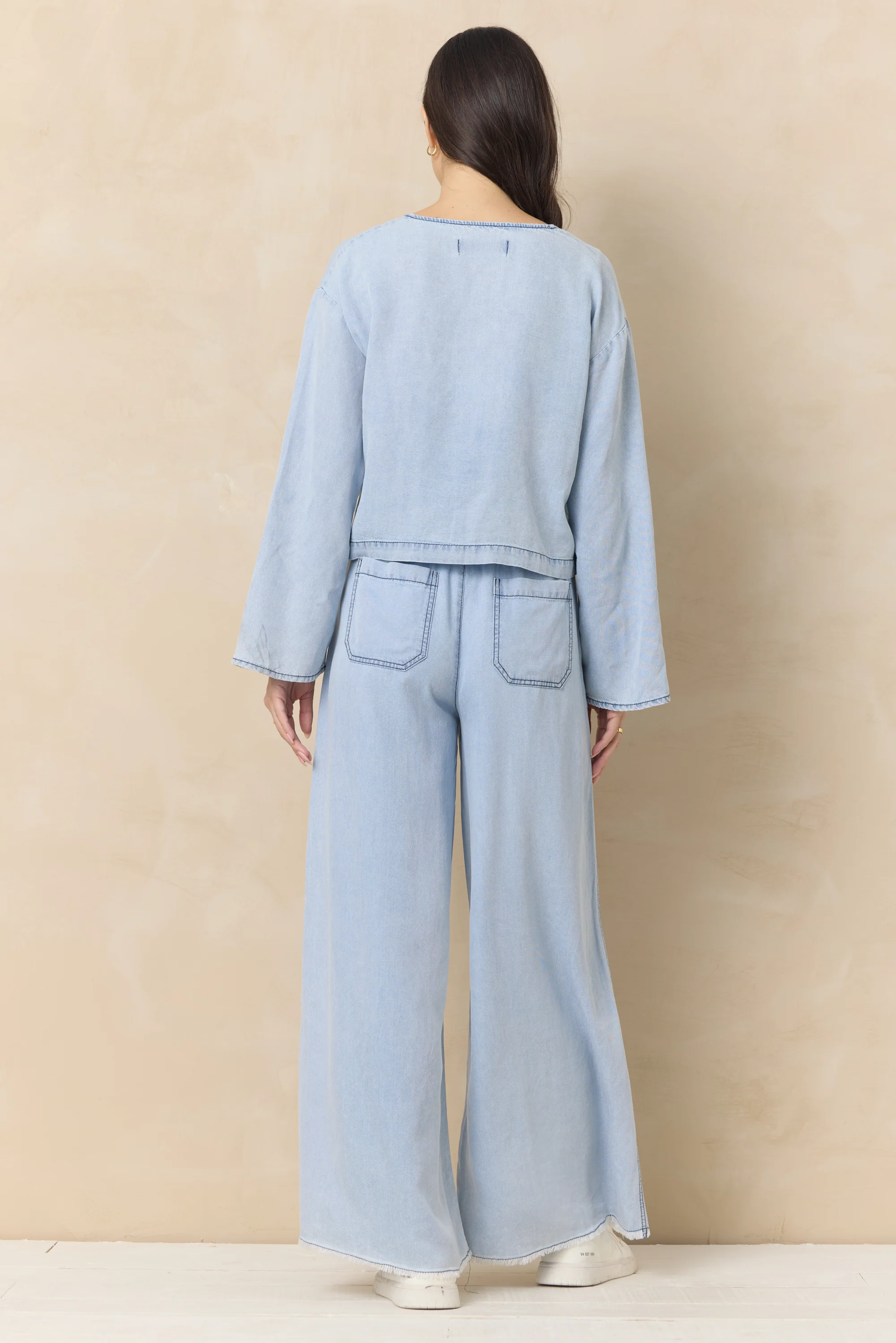 Tencel Wide Leg Pant - Image 3