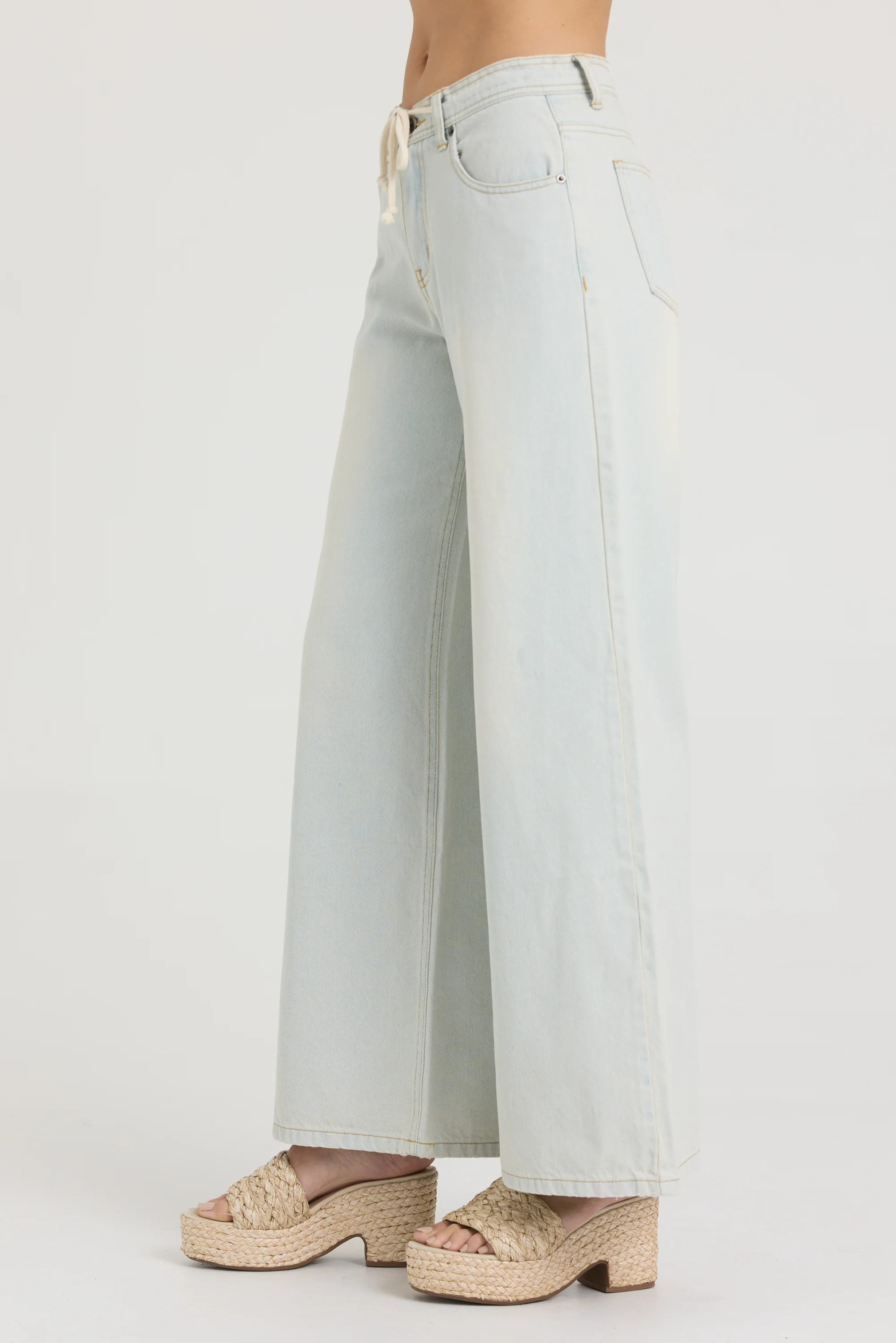Stretch Linen Denim Pant - Image 2