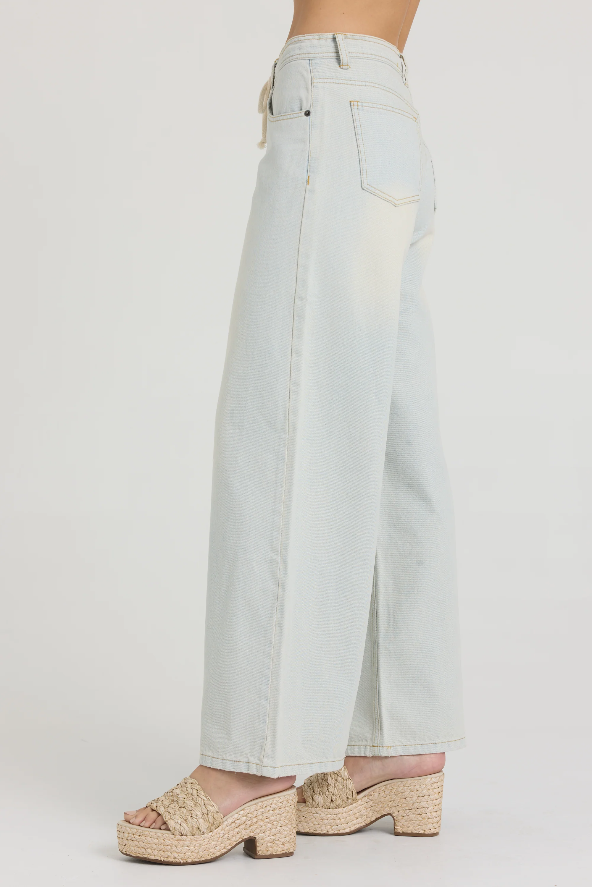 Stretch Linen Denim Pant - Image 3