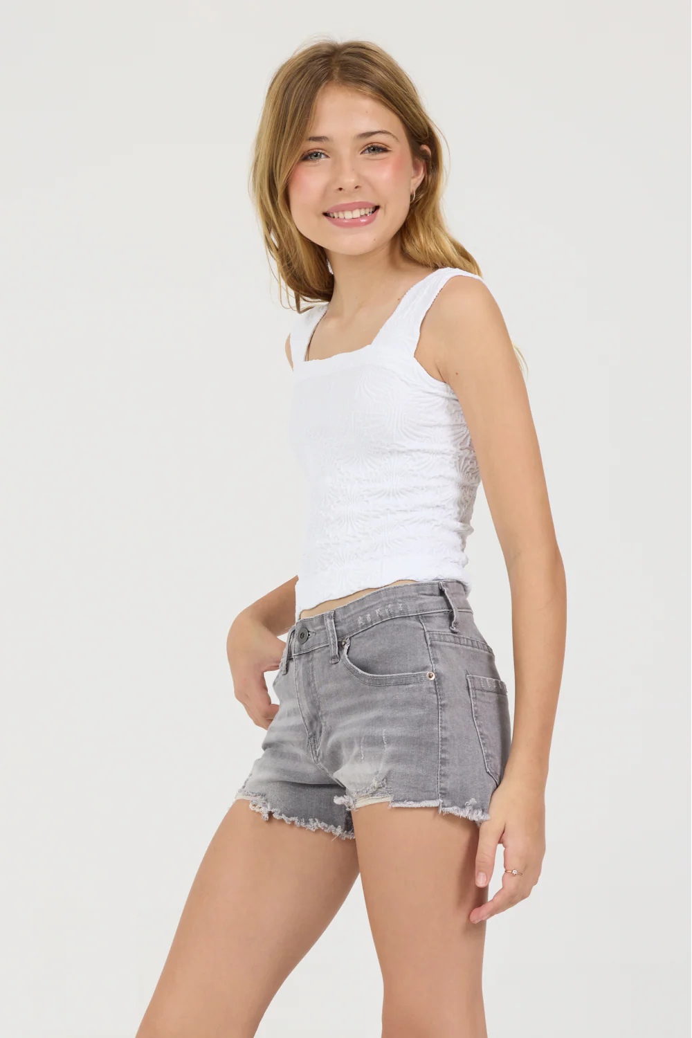 Kids Textured Seamless Tank Top - Image 6