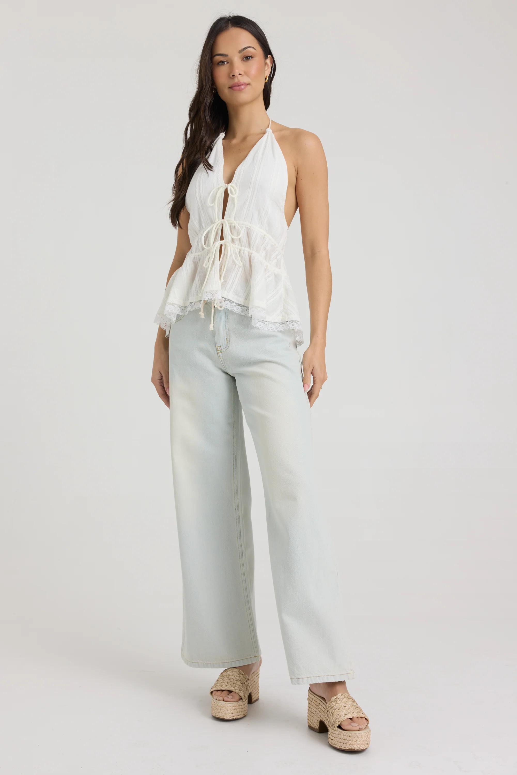 Tie Front Halter Top - Image 6