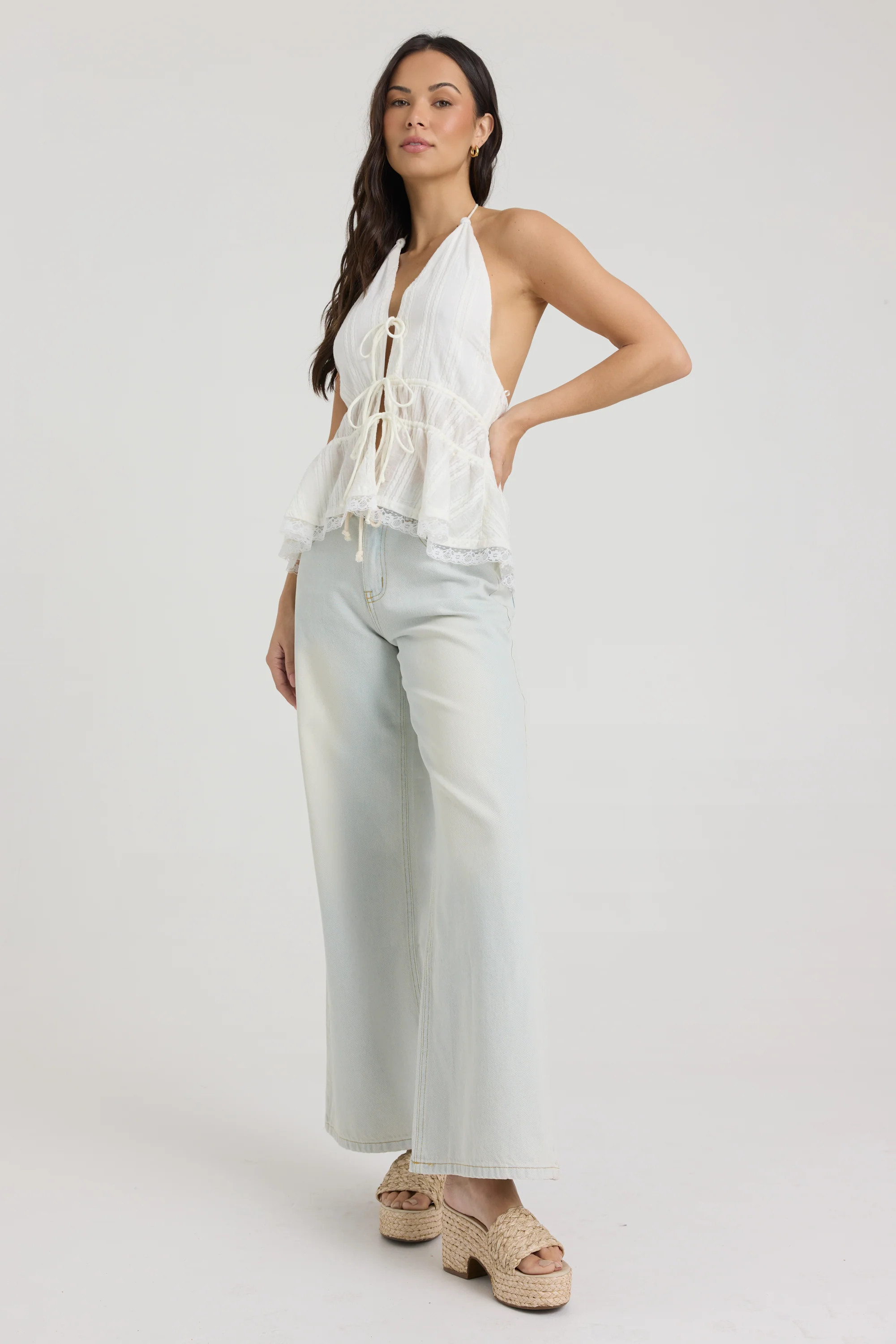 Tie Front Halter Top - Image 7