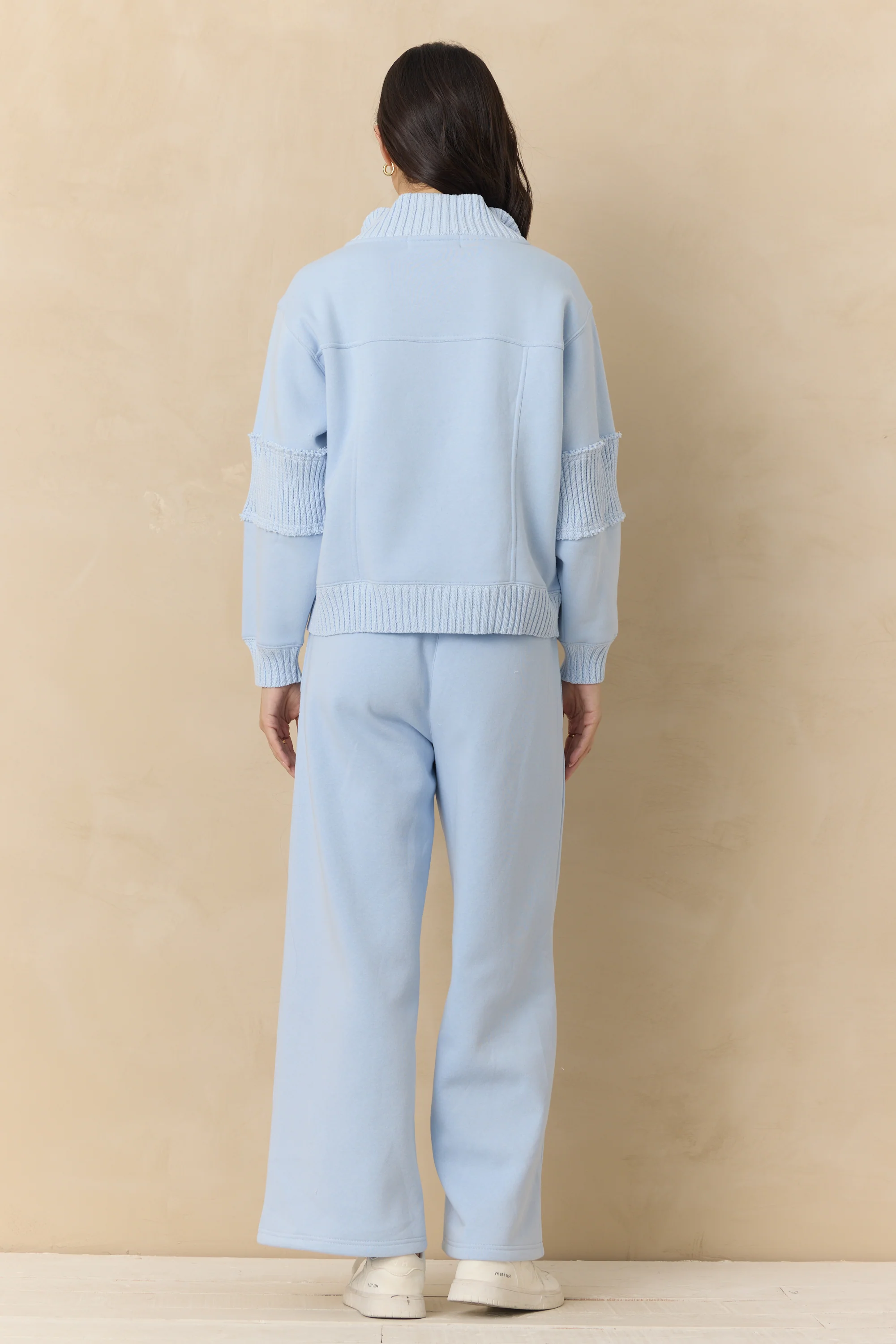 Vintage Fleece Quarter Zip with Rib - Image 6