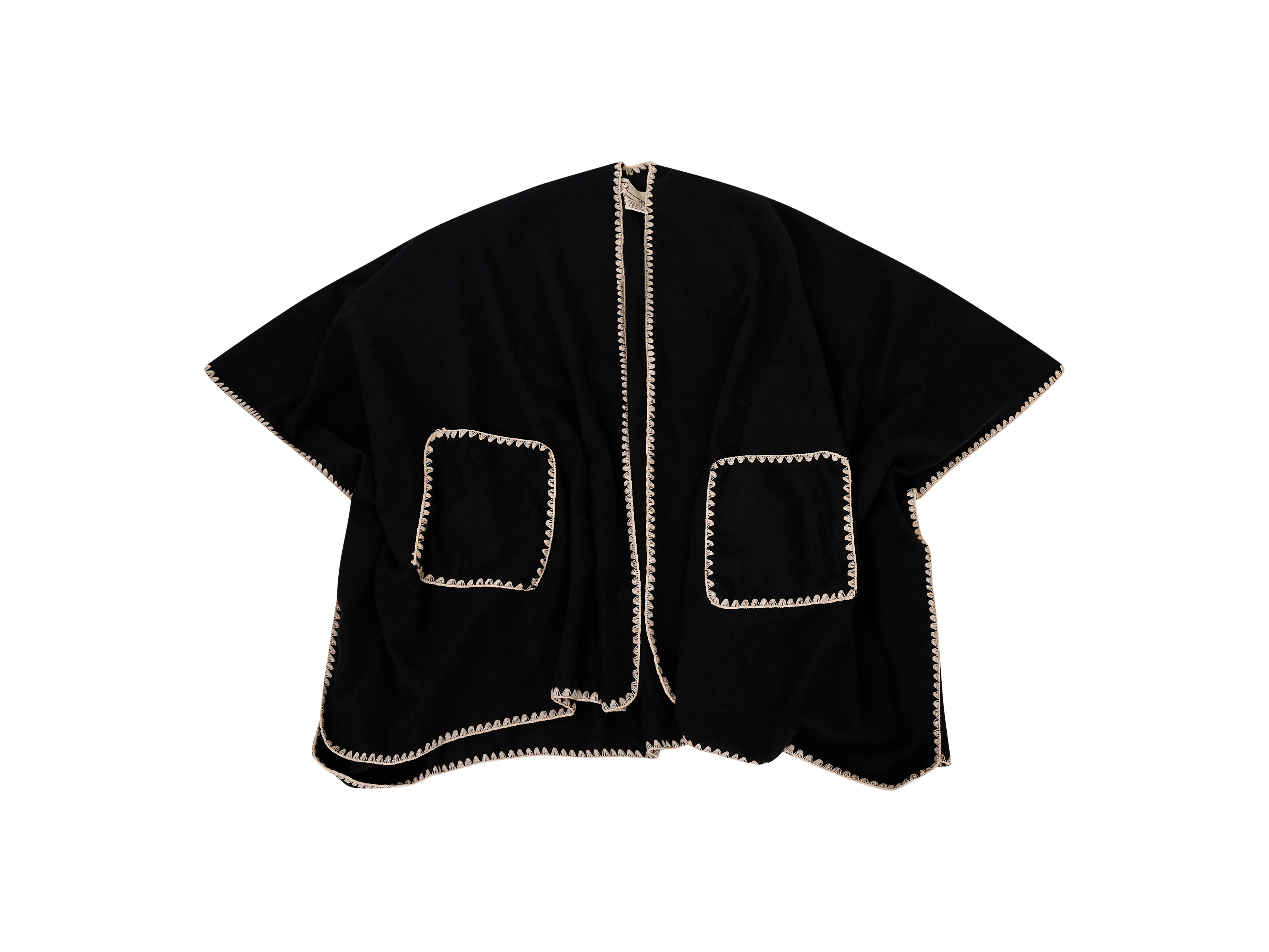 WHIPSTITCH RUANA WITH POCKETS - Image 4