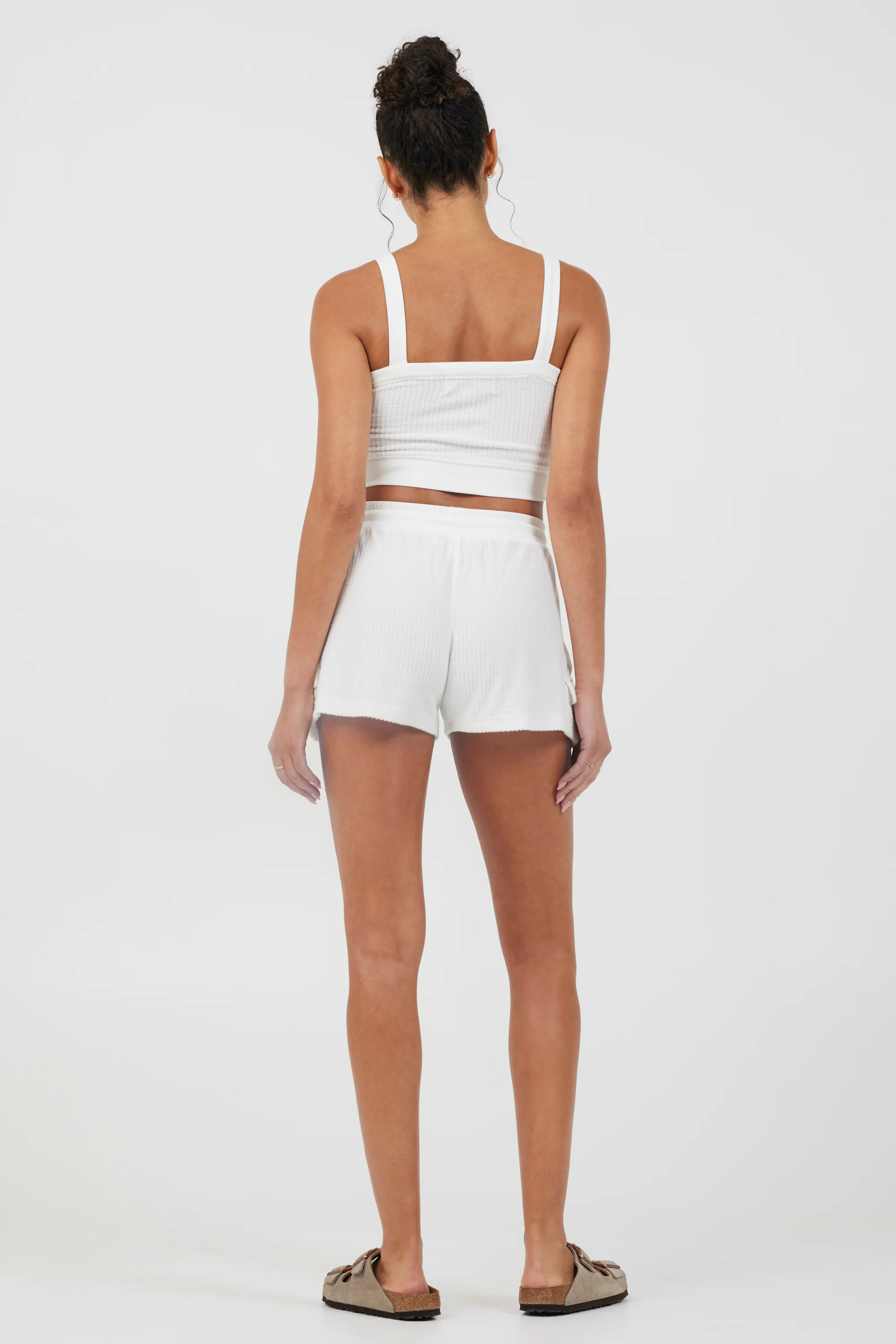 White Cord Terry Tank - Image 6