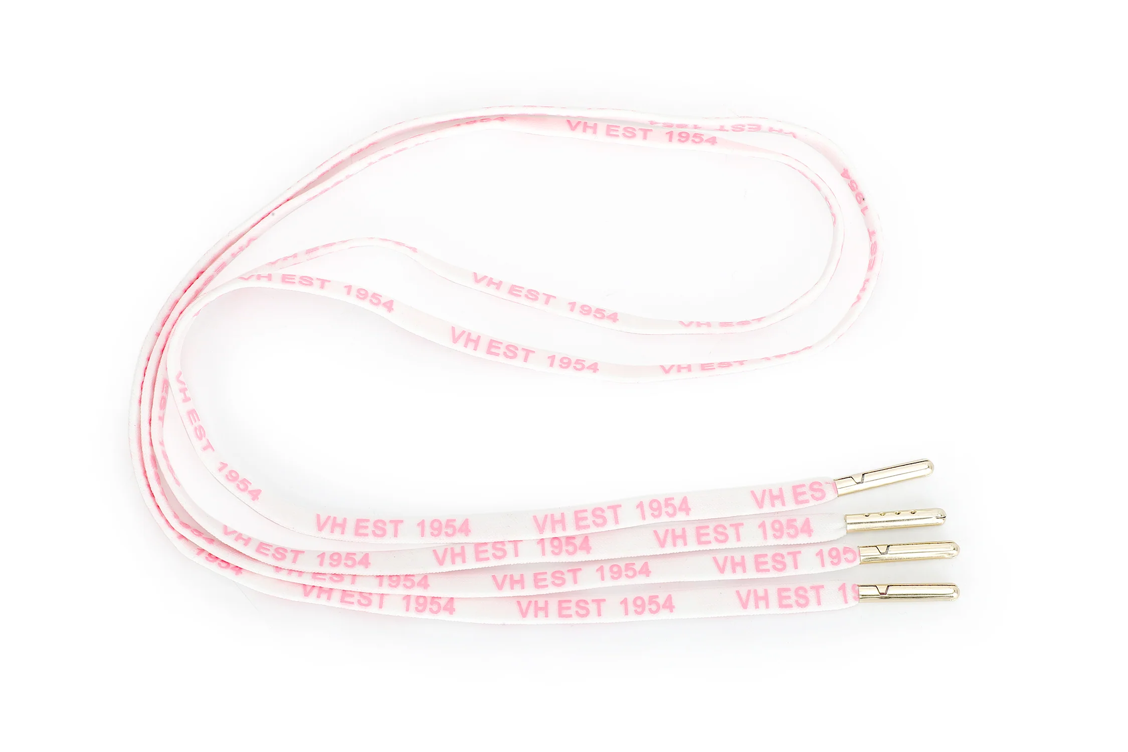 WHITE PINK GOLD TIP LACES - Image 3