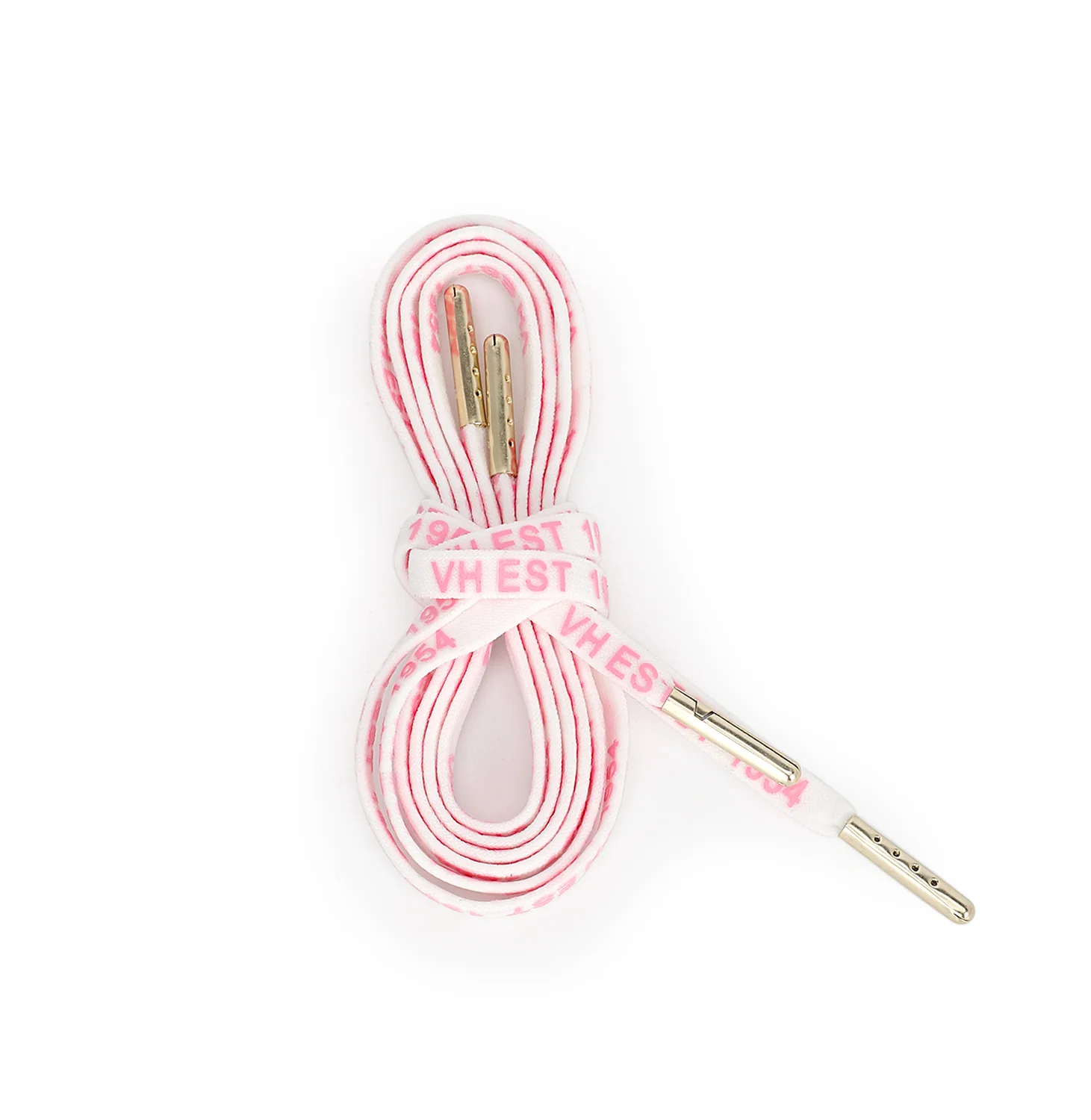 WHITE PINK GOLD TIP LACES - Image 4