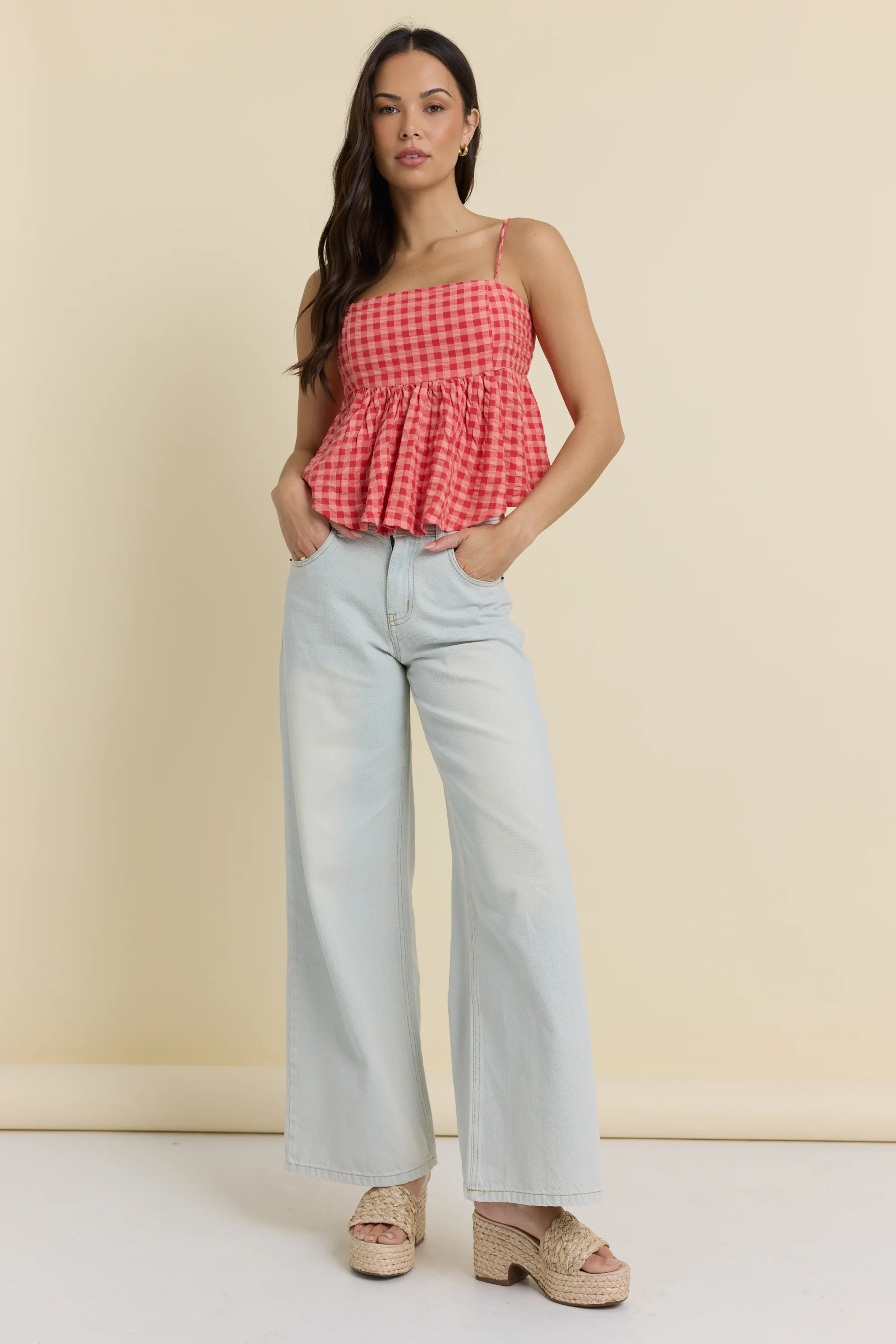 Woven Flowy Top - Image 2
