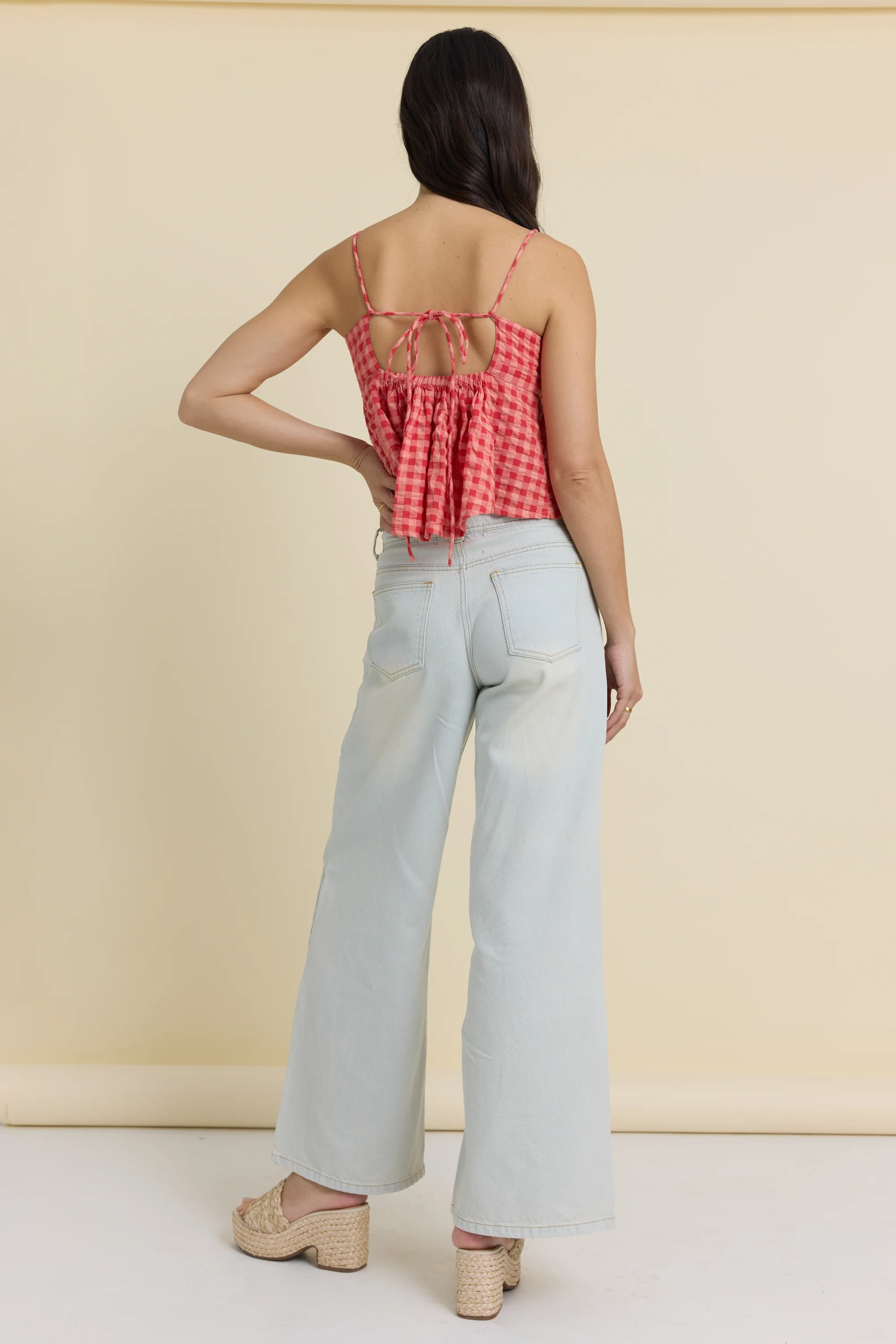 Woven Flowy Top - Image 3
