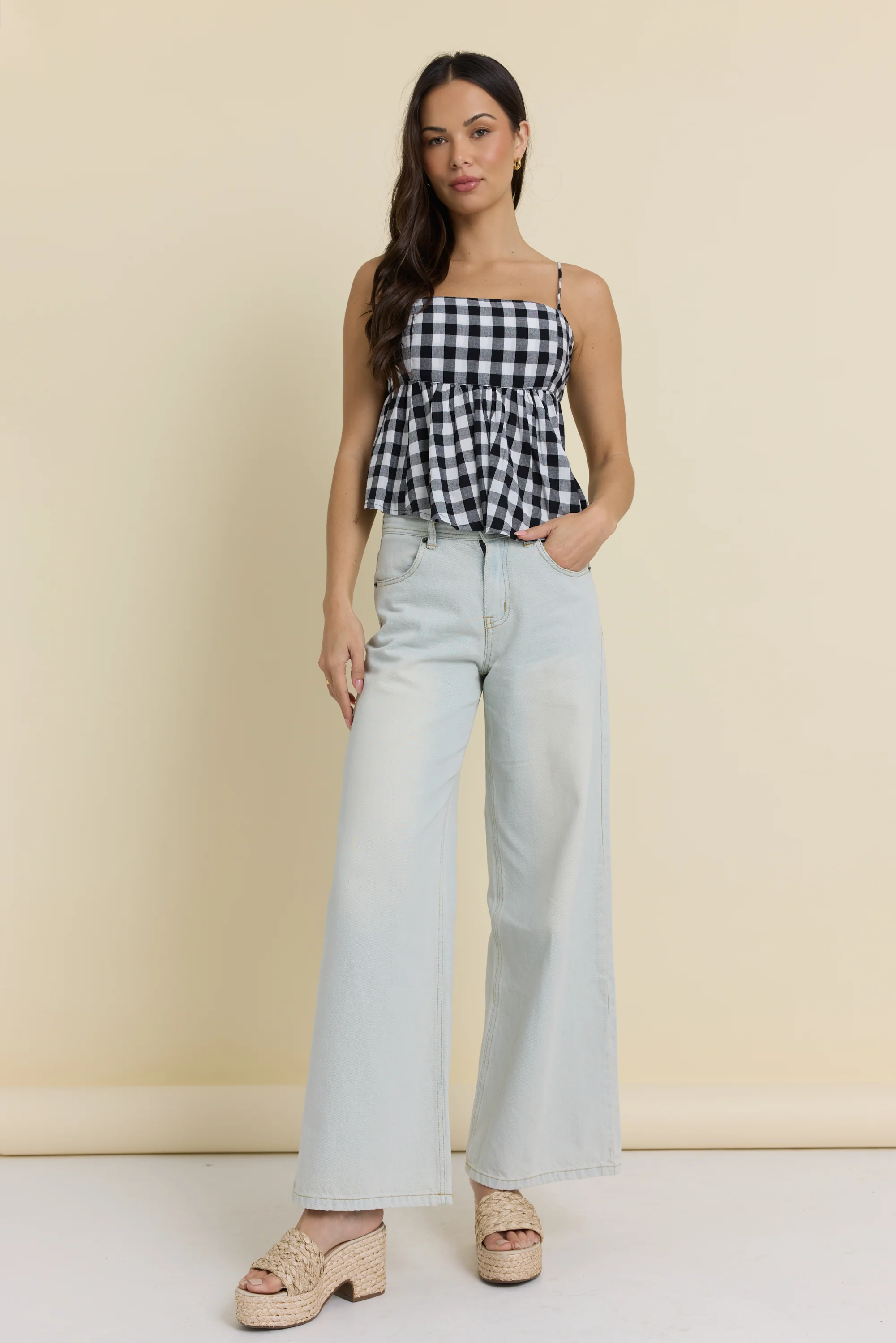 Woven Flowy Top - Image 3